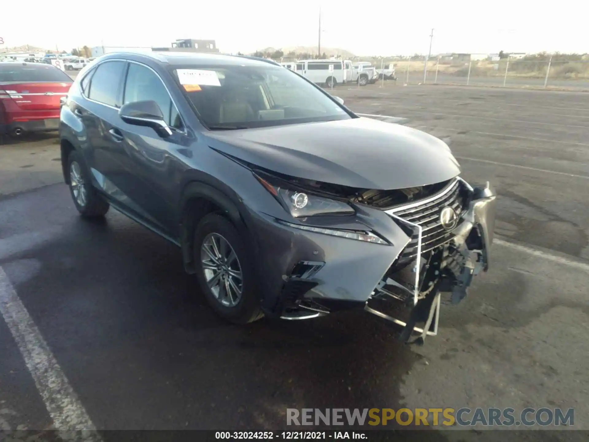 1 Photograph of a damaged car JTJDARBZ6M2188352 LEXUS NX 2021