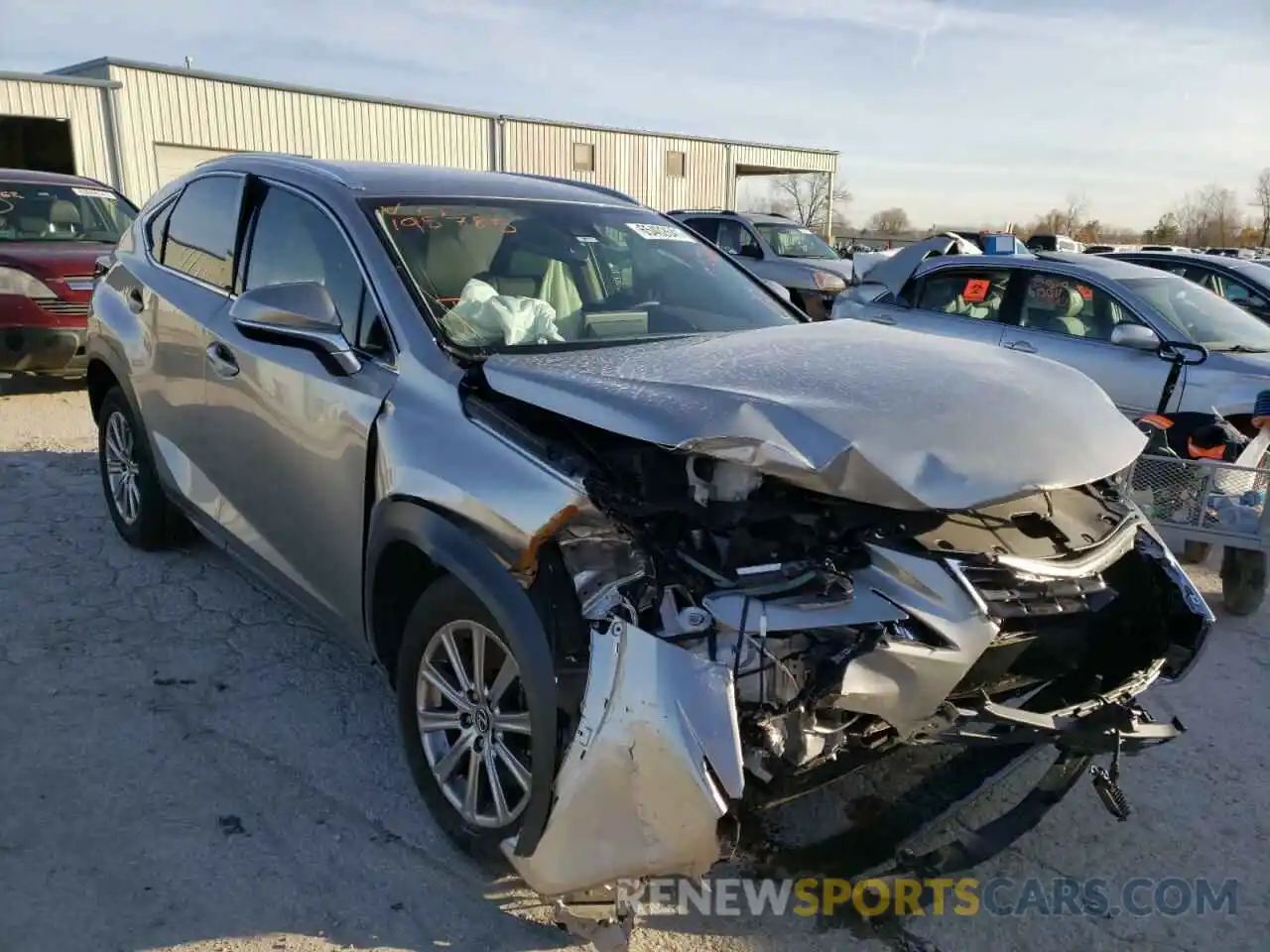 1 Photograph of a damaged car JTJDARBZ6M2195785 LEXUS NX 2021