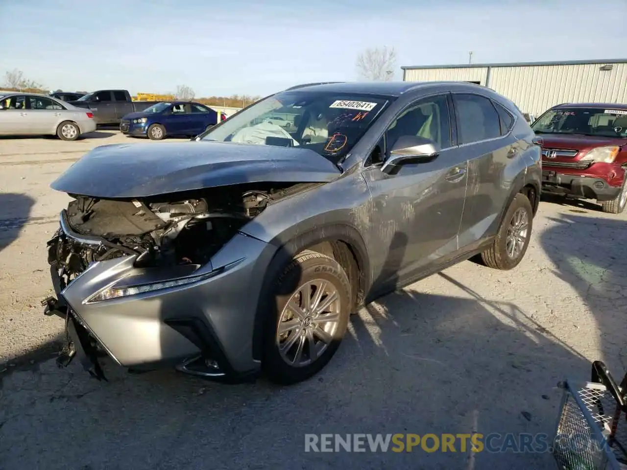 2 Фотография поврежденного автомобиля JTJDARBZ6M2195785 LEXUS NX 2021