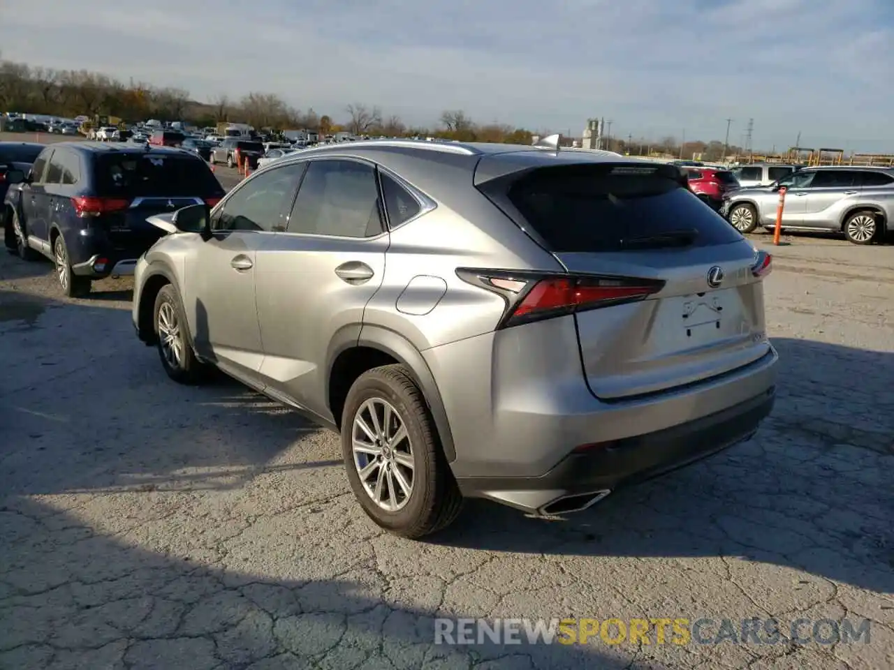 3 Фотография поврежденного автомобиля JTJDARBZ6M2195785 LEXUS NX 2021