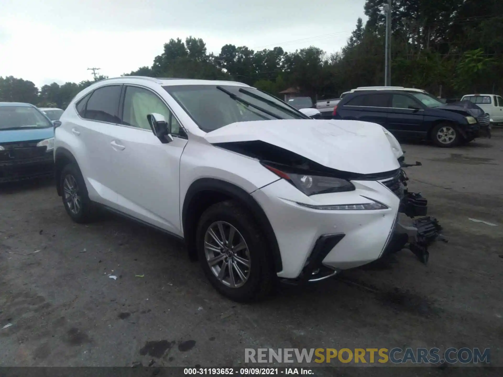 1 Photograph of a damaged car JTJDARBZ6M5021598 LEXUS NX 2021