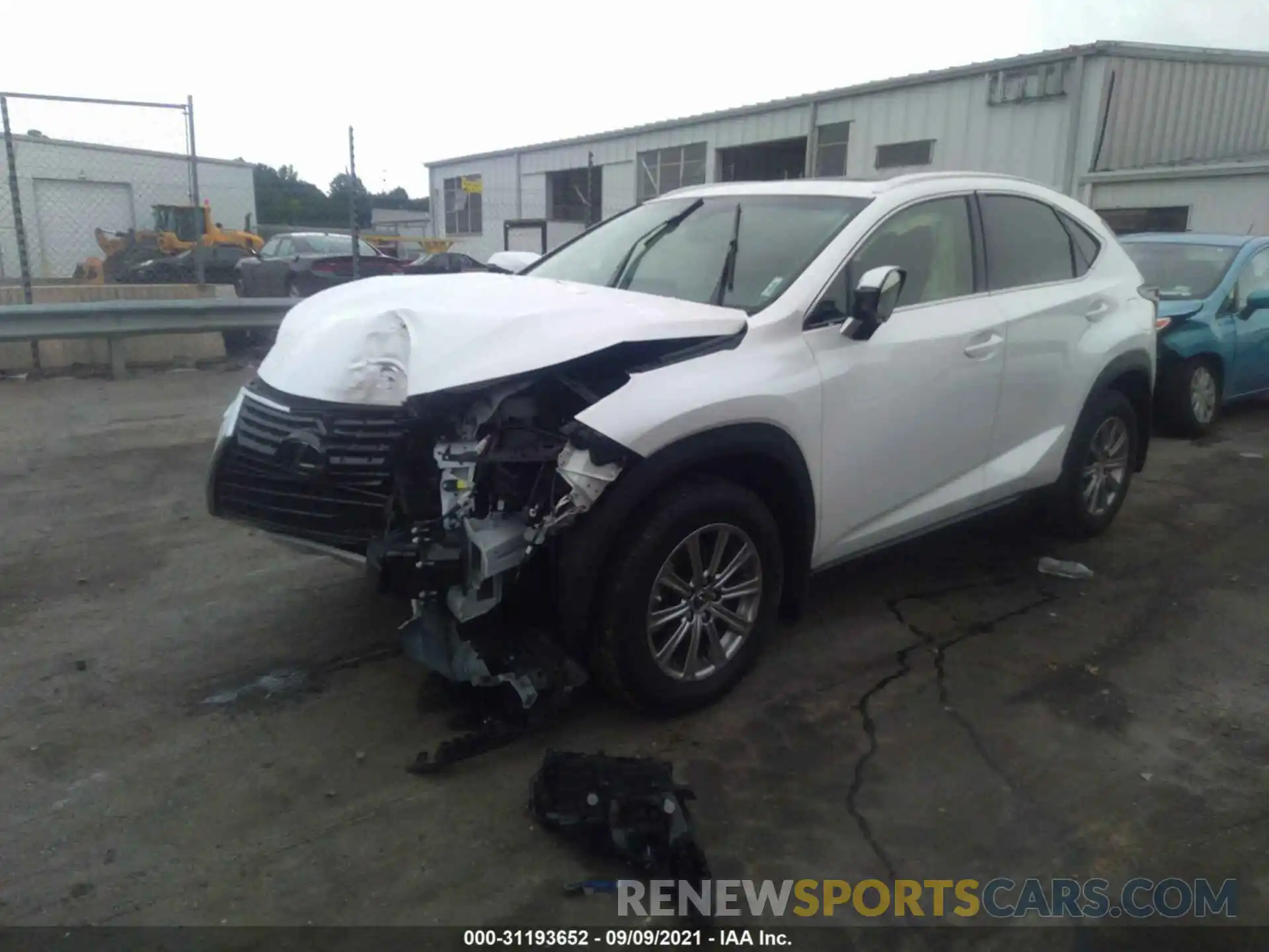 2 Photograph of a damaged car JTJDARBZ6M5021598 LEXUS NX 2021