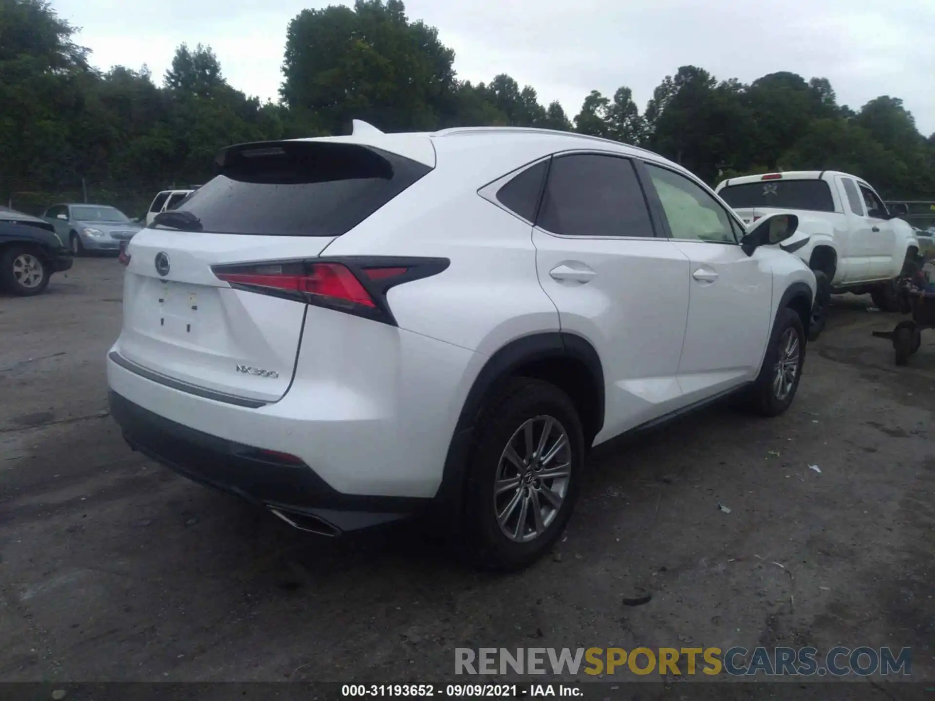 4 Photograph of a damaged car JTJDARBZ6M5021598 LEXUS NX 2021