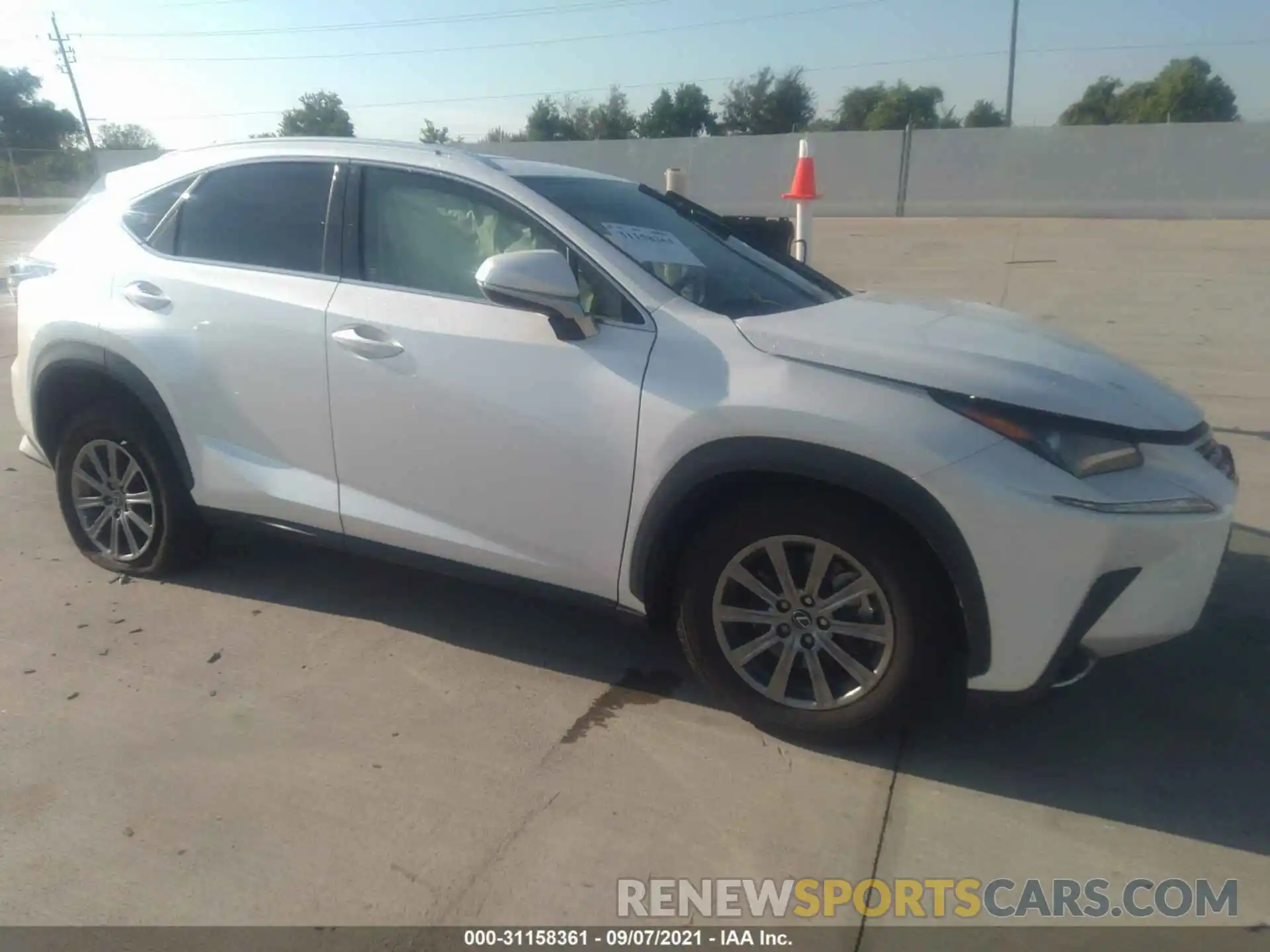 1 Photograph of a damaged car JTJDARBZ6M5022413 LEXUS NX 2021