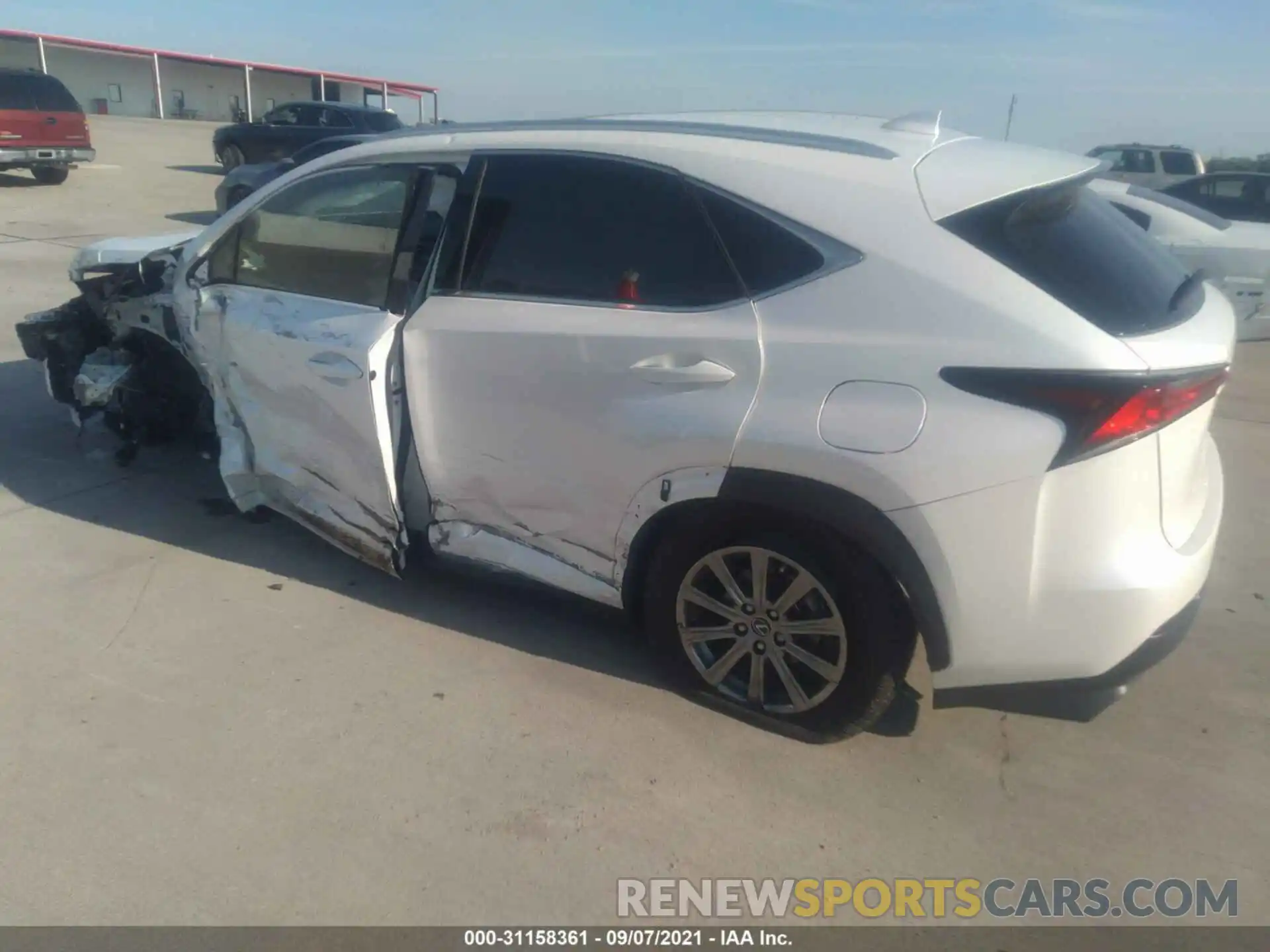 3 Photograph of a damaged car JTJDARBZ6M5022413 LEXUS NX 2021