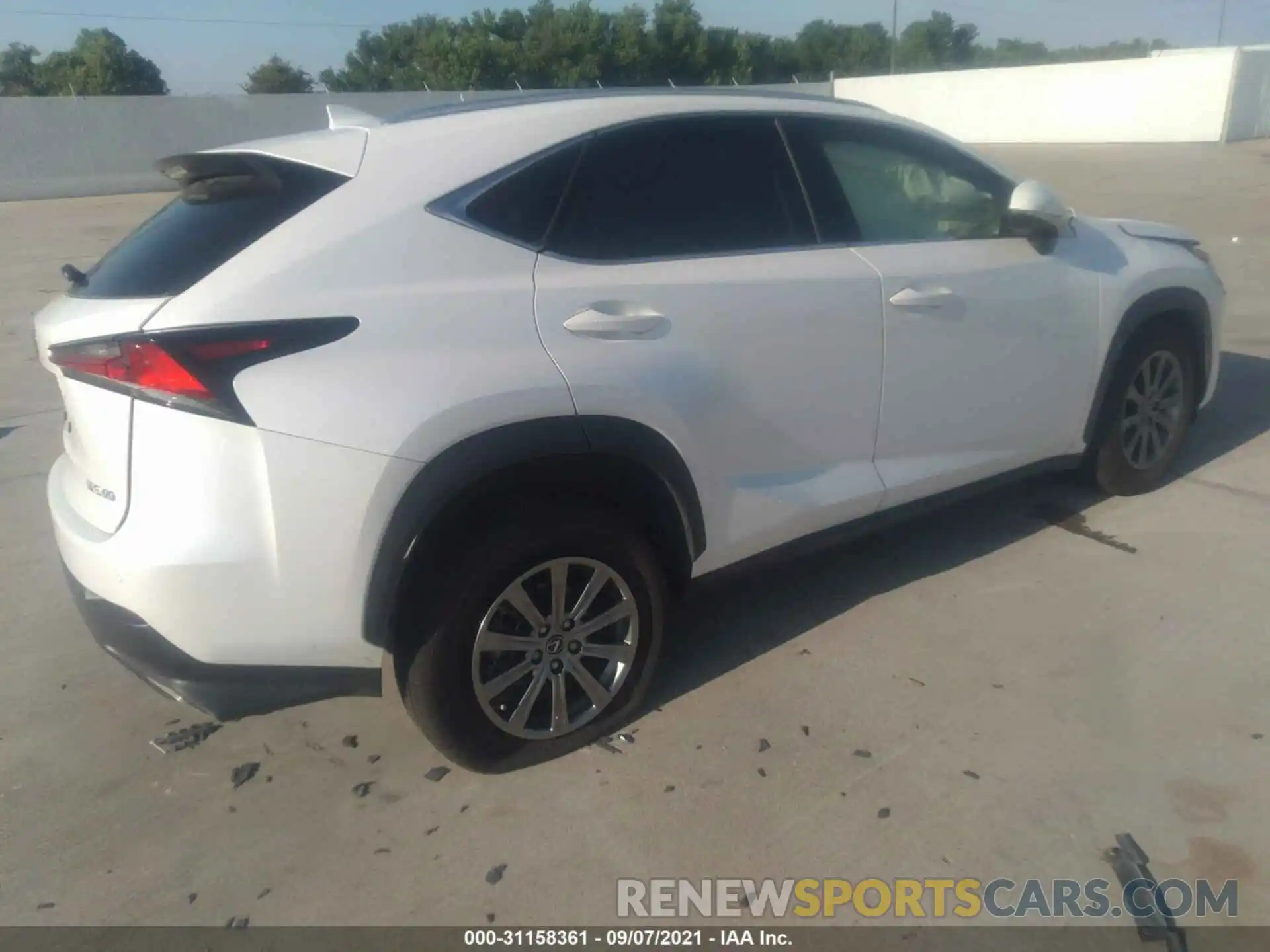 4 Фотография поврежденного автомобиля JTJDARBZ6M5022413 LEXUS NX 2021