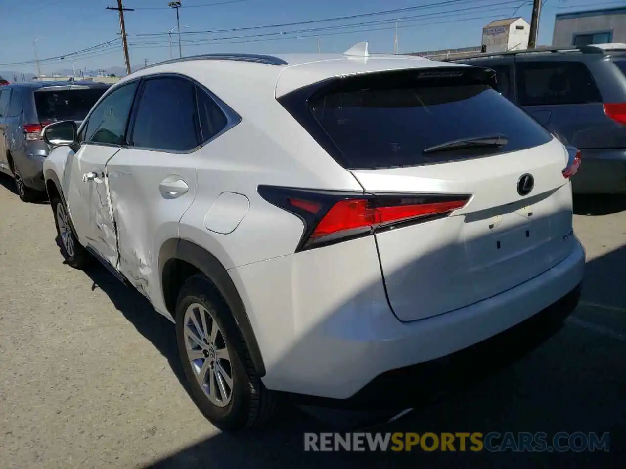 3 Фотография поврежденного автомобиля JTJDARBZ6M5029944 LEXUS NX 2021