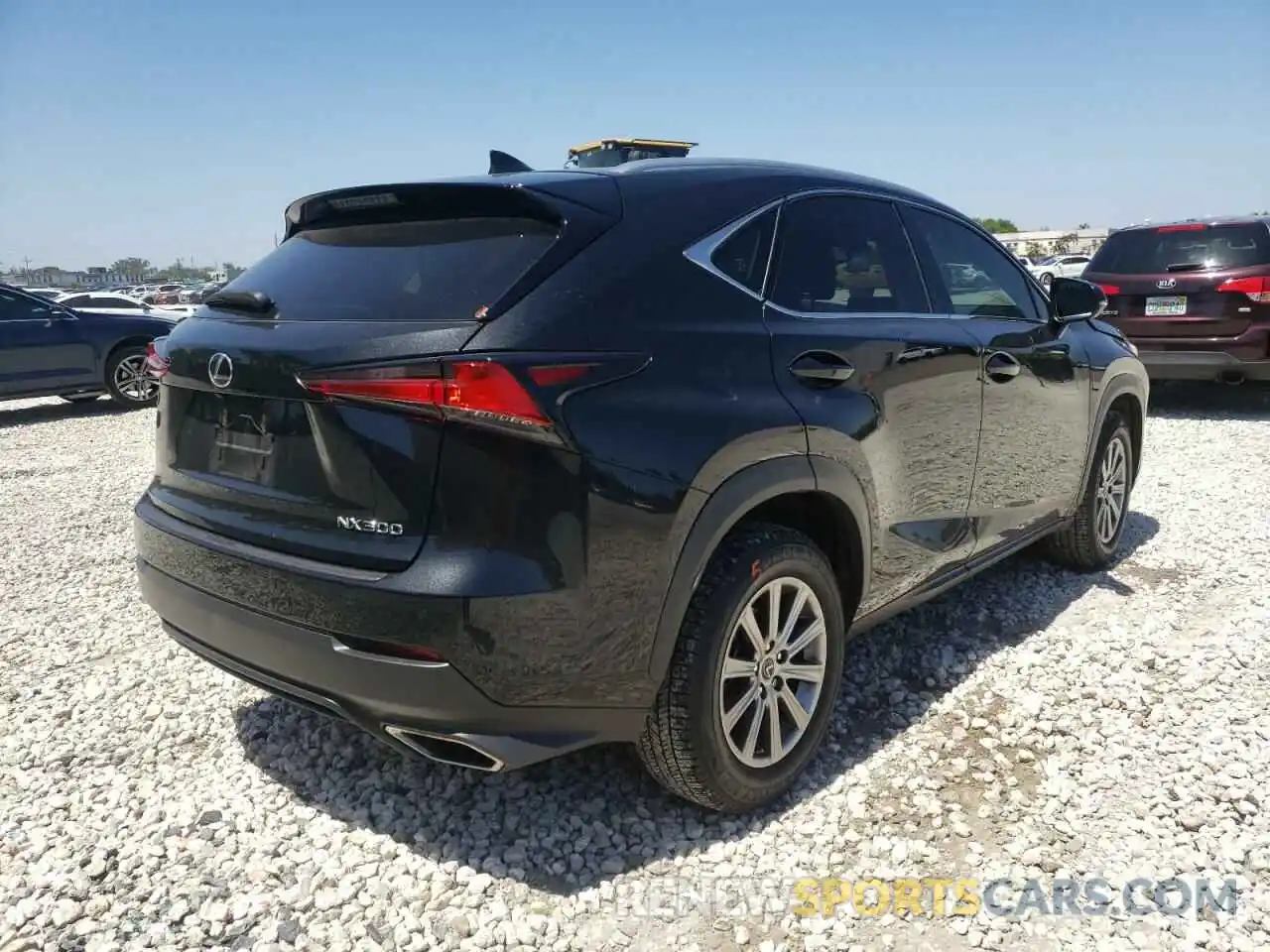 4 Фотография поврежденного автомобиля JTJDARBZ7M2182950 LEXUS NX 2021