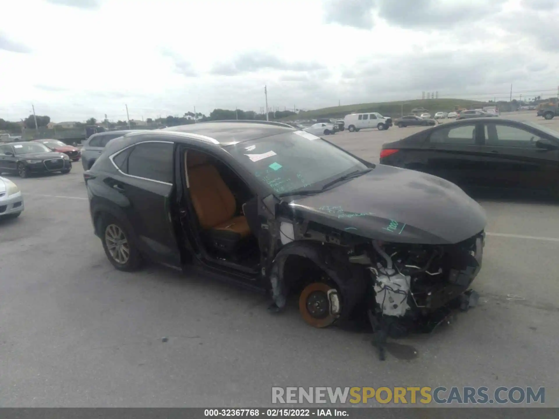 1 Photograph of a damaged car JTJDARBZ7M2185251 LEXUS NX 2021