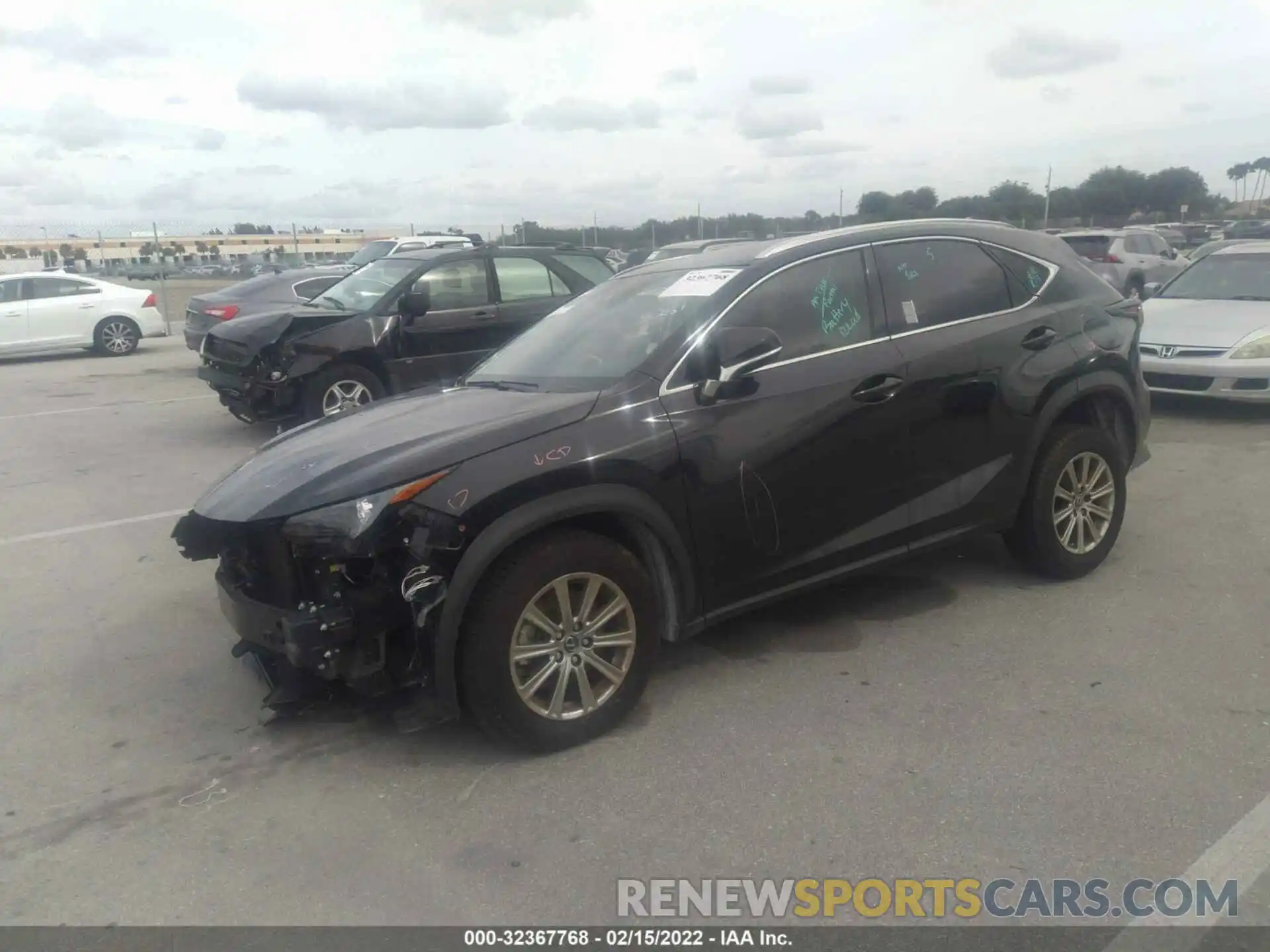 2 Фотография поврежденного автомобиля JTJDARBZ7M2185251 LEXUS NX 2021