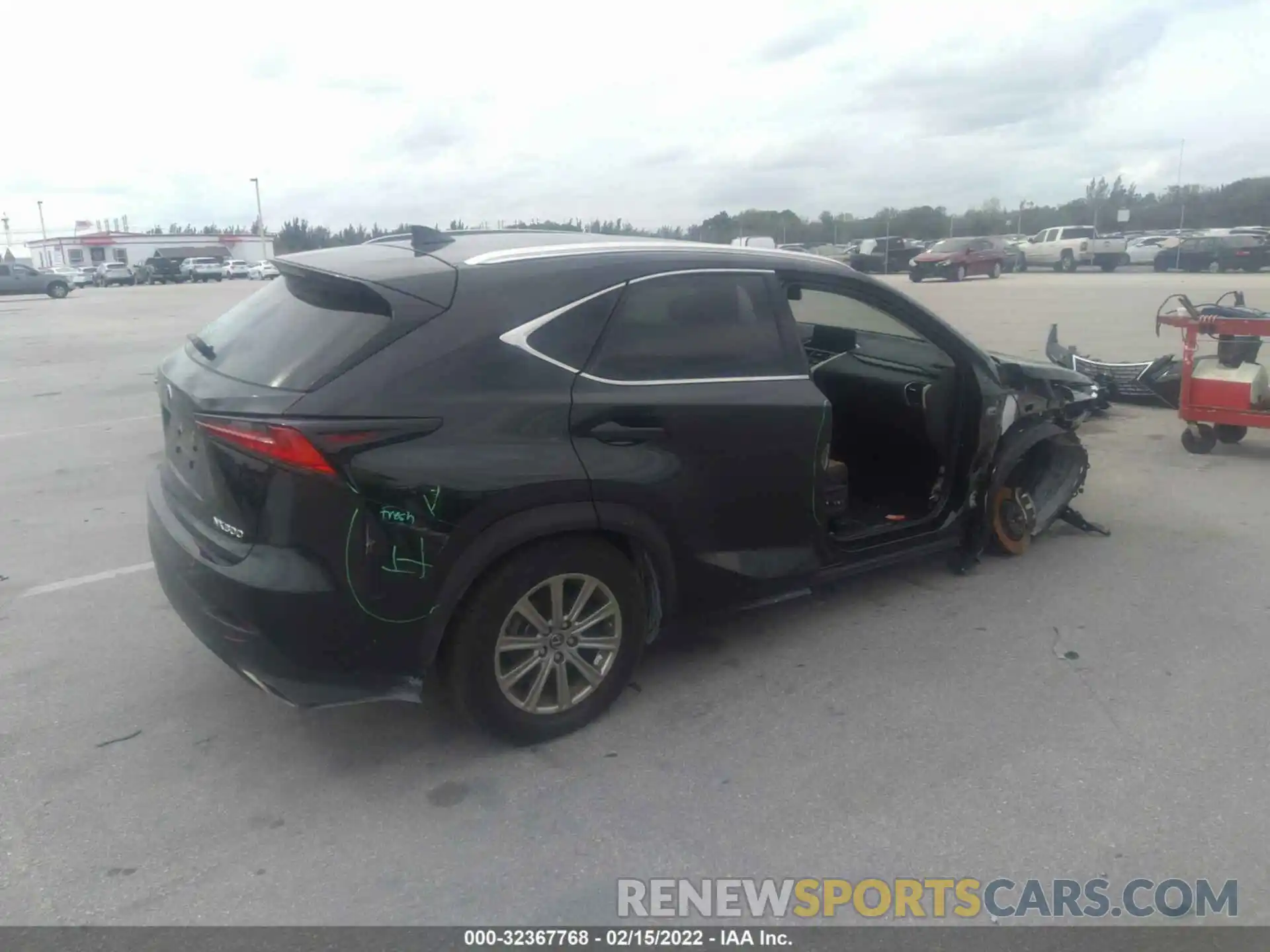 4 Photograph of a damaged car JTJDARBZ7M2185251 LEXUS NX 2021