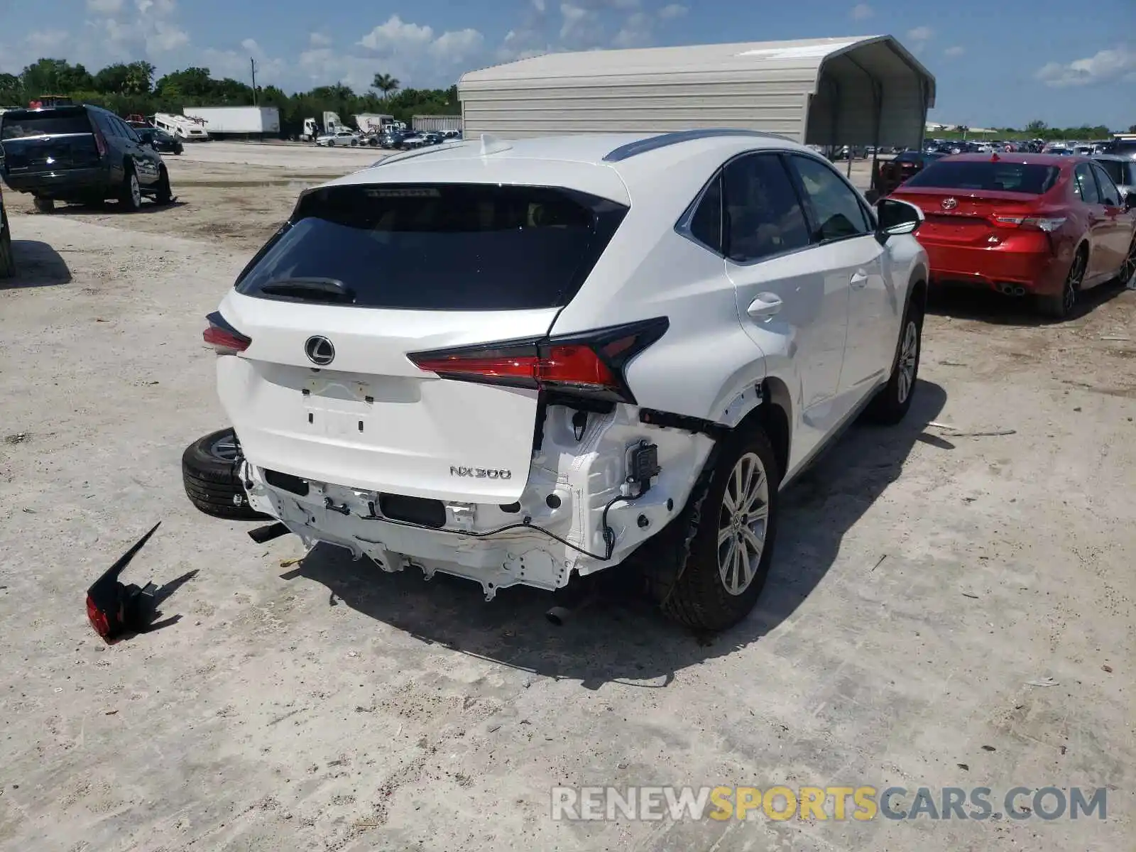 4 Photograph of a damaged car JTJDARBZ7M5023246 LEXUS NX 2021