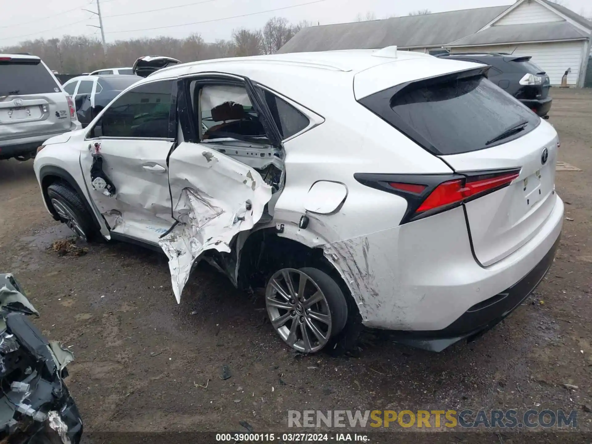 3 Photograph of a damaged car JTJDARBZ7M5025935 LEXUS NX 2021