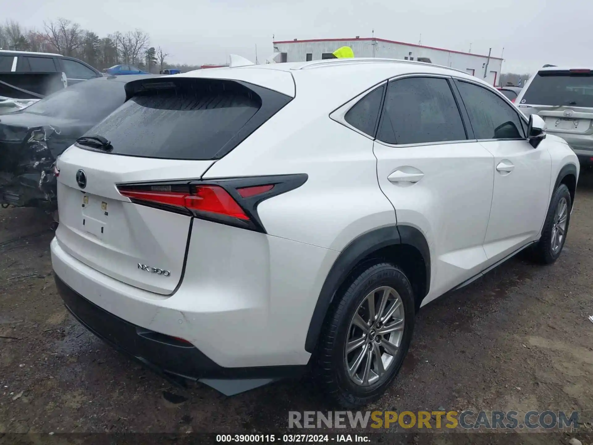 4 Фотография поврежденного автомобиля JTJDARBZ7M5025935 LEXUS NX 2021