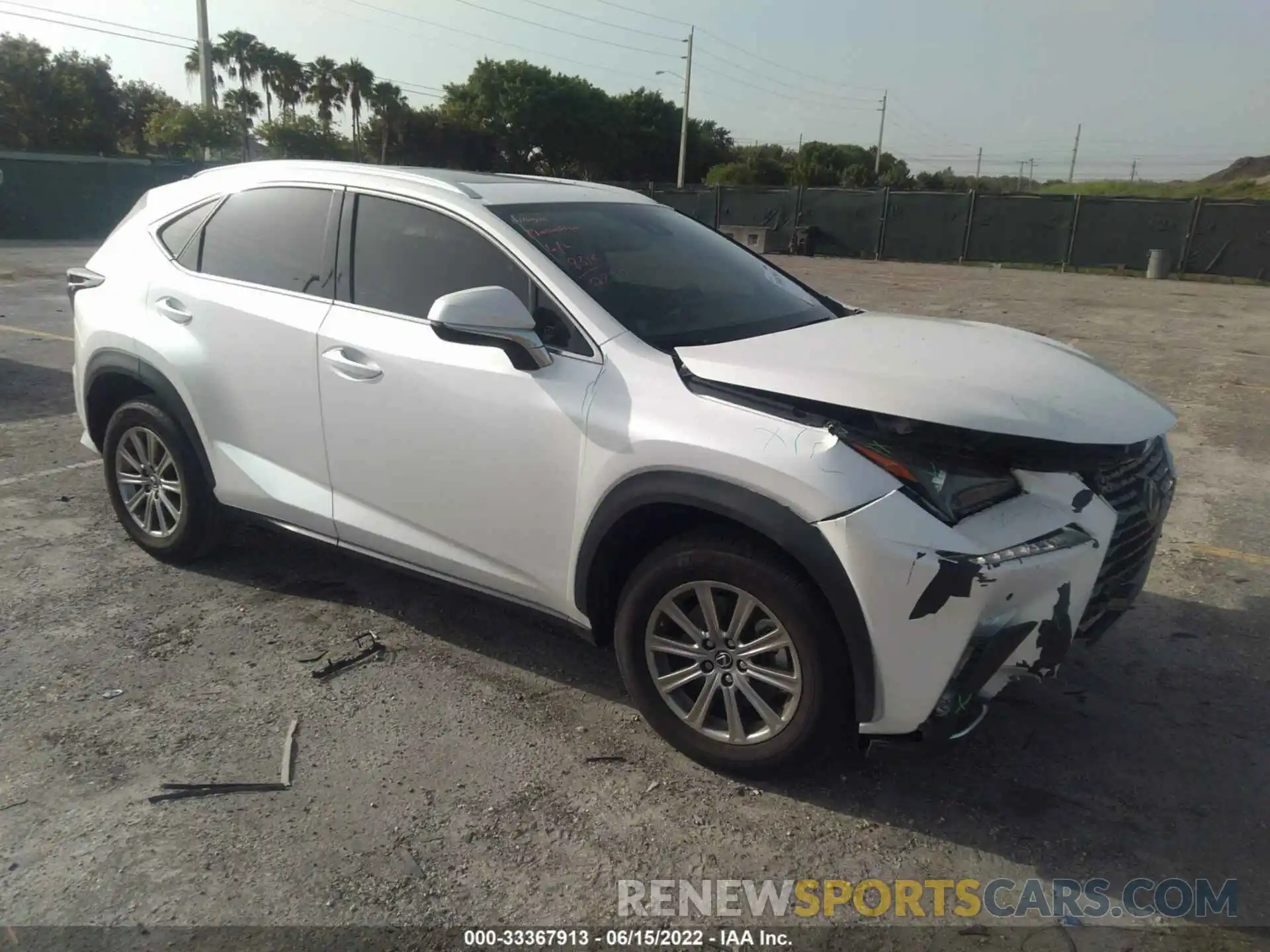 1 Photograph of a damaged car JTJDARBZ7M5031637 LEXUS NX 2021