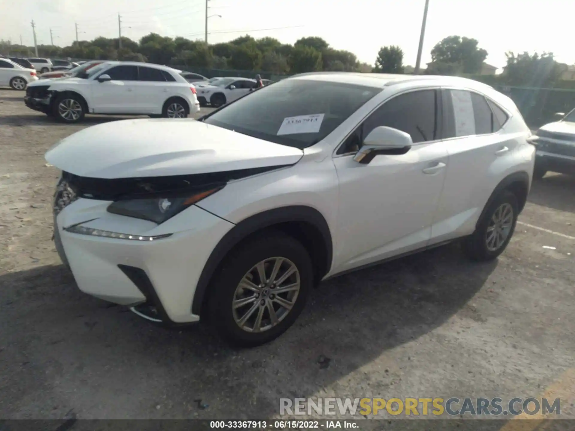 2 Фотография поврежденного автомобиля JTJDARBZ7M5031637 LEXUS NX 2021