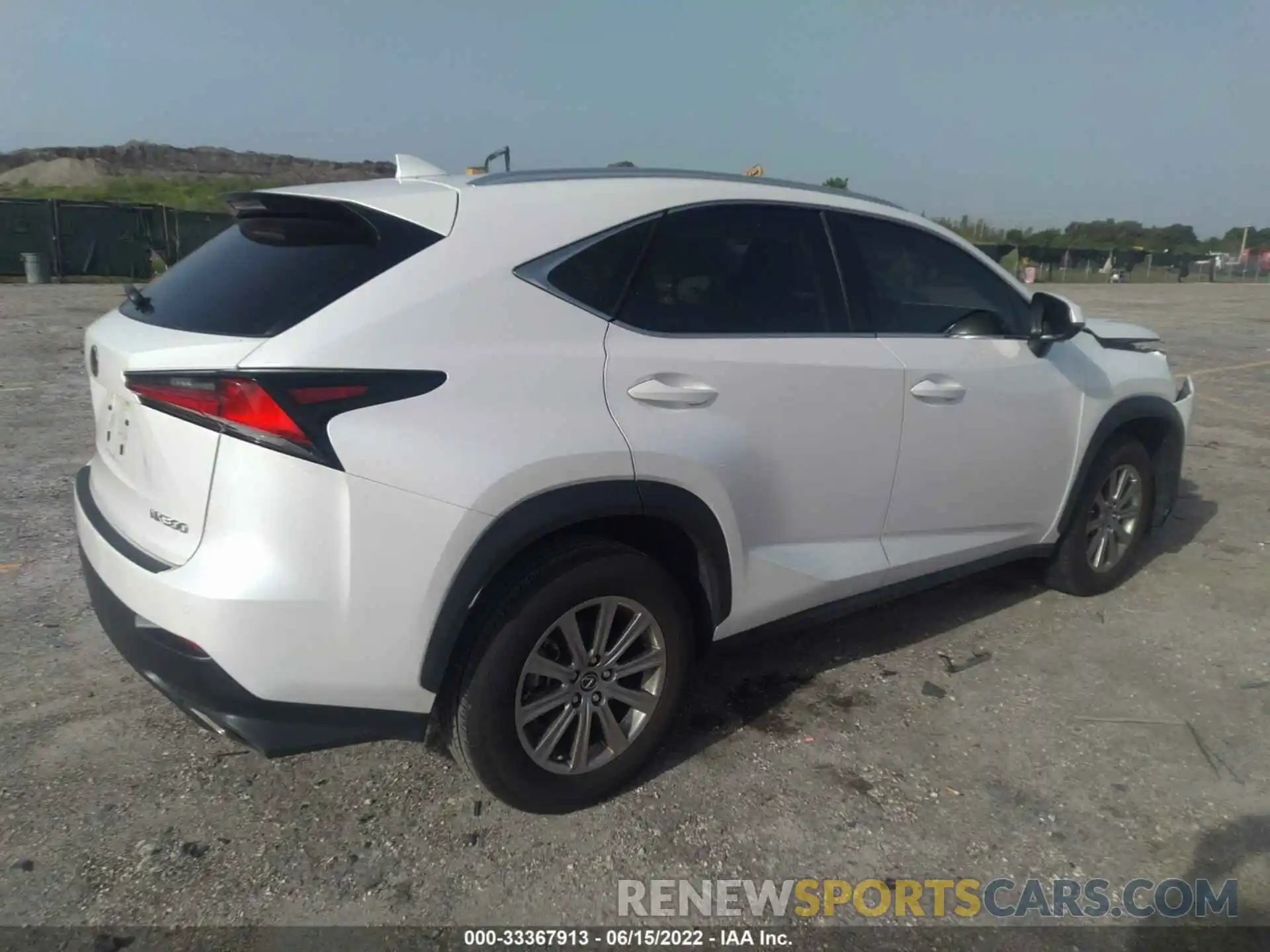 4 Фотография поврежденного автомобиля JTJDARBZ7M5031637 LEXUS NX 2021