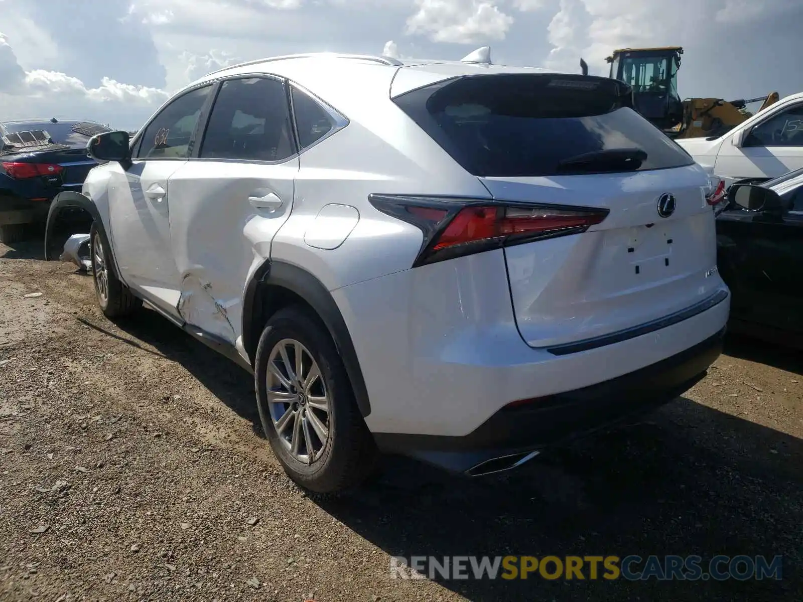 3 Фотография поврежденного автомобиля JTJDARBZ7M5031685 LEXUS NX 2021