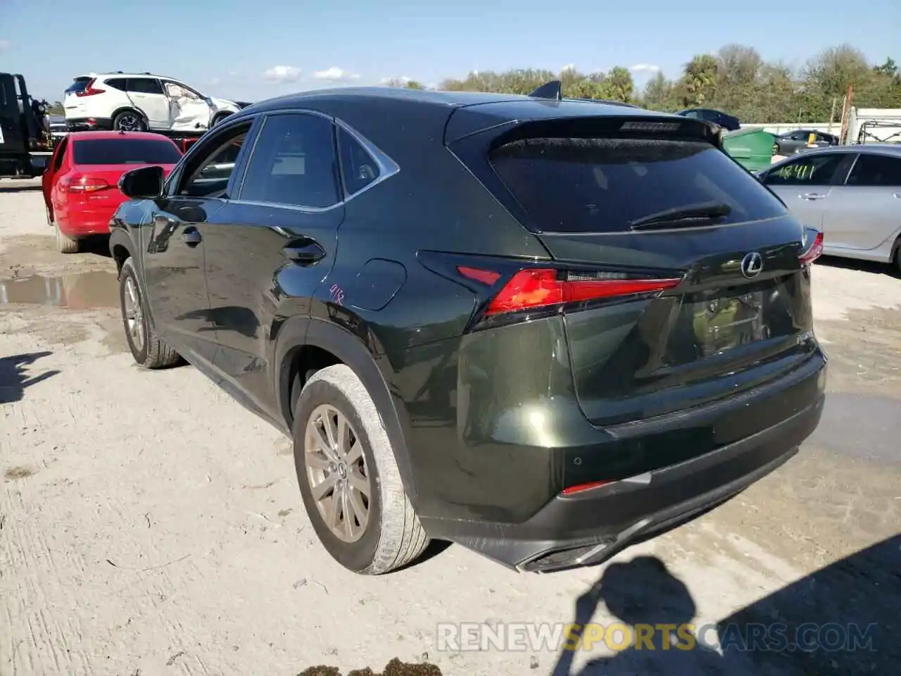 3 Фотография поврежденного автомобиля JTJDARBZ8M2181869 LEXUS NX 2021