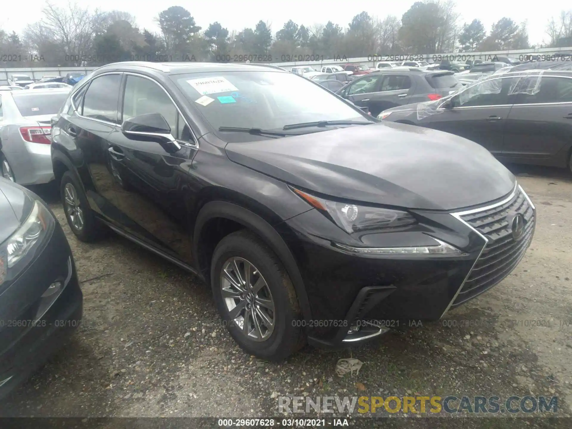 1 Фотография поврежденного автомобиля JTJDARBZ8M2183878 LEXUS NX 2021