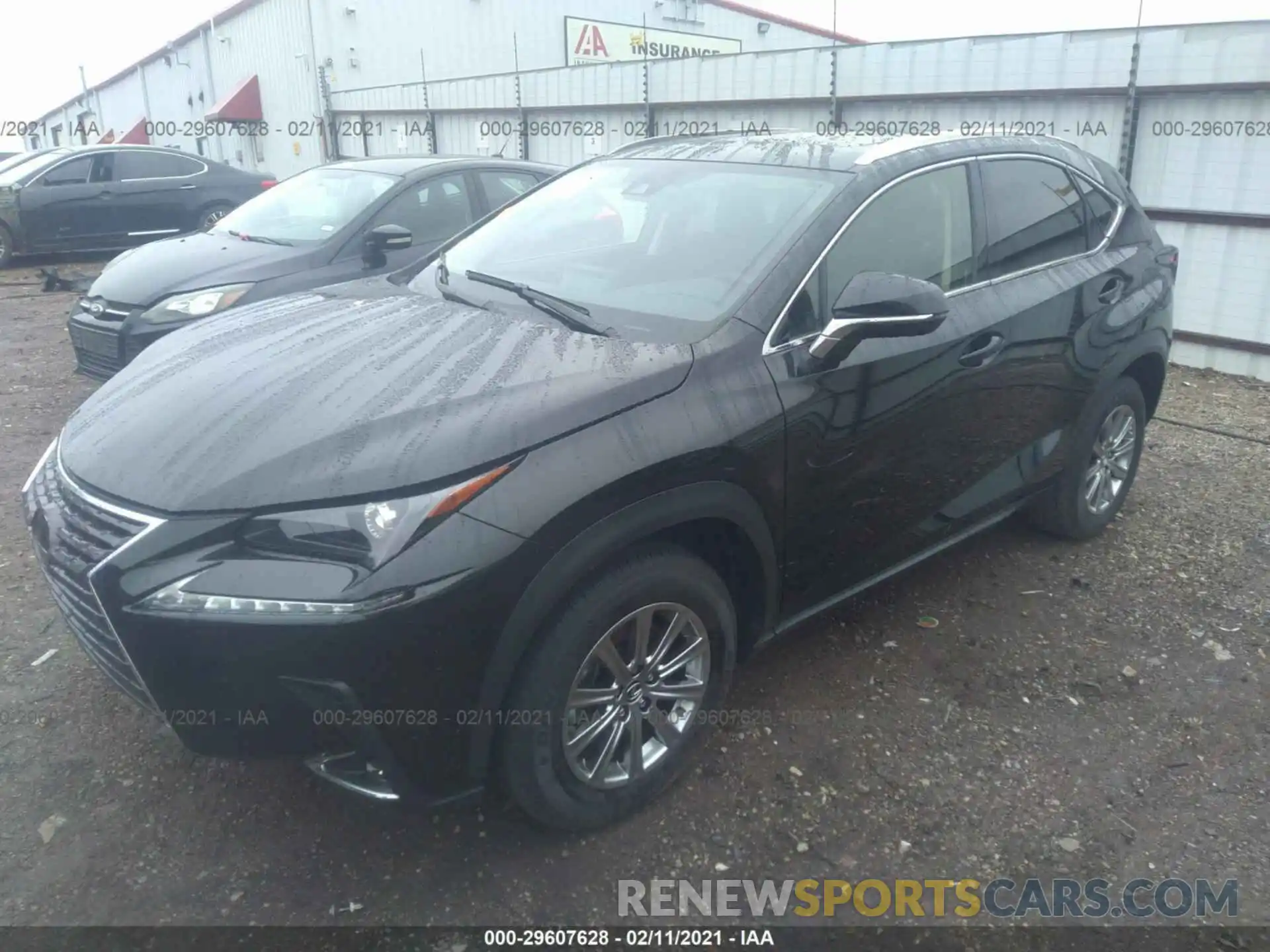 2 Фотография поврежденного автомобиля JTJDARBZ8M2183878 LEXUS NX 2021