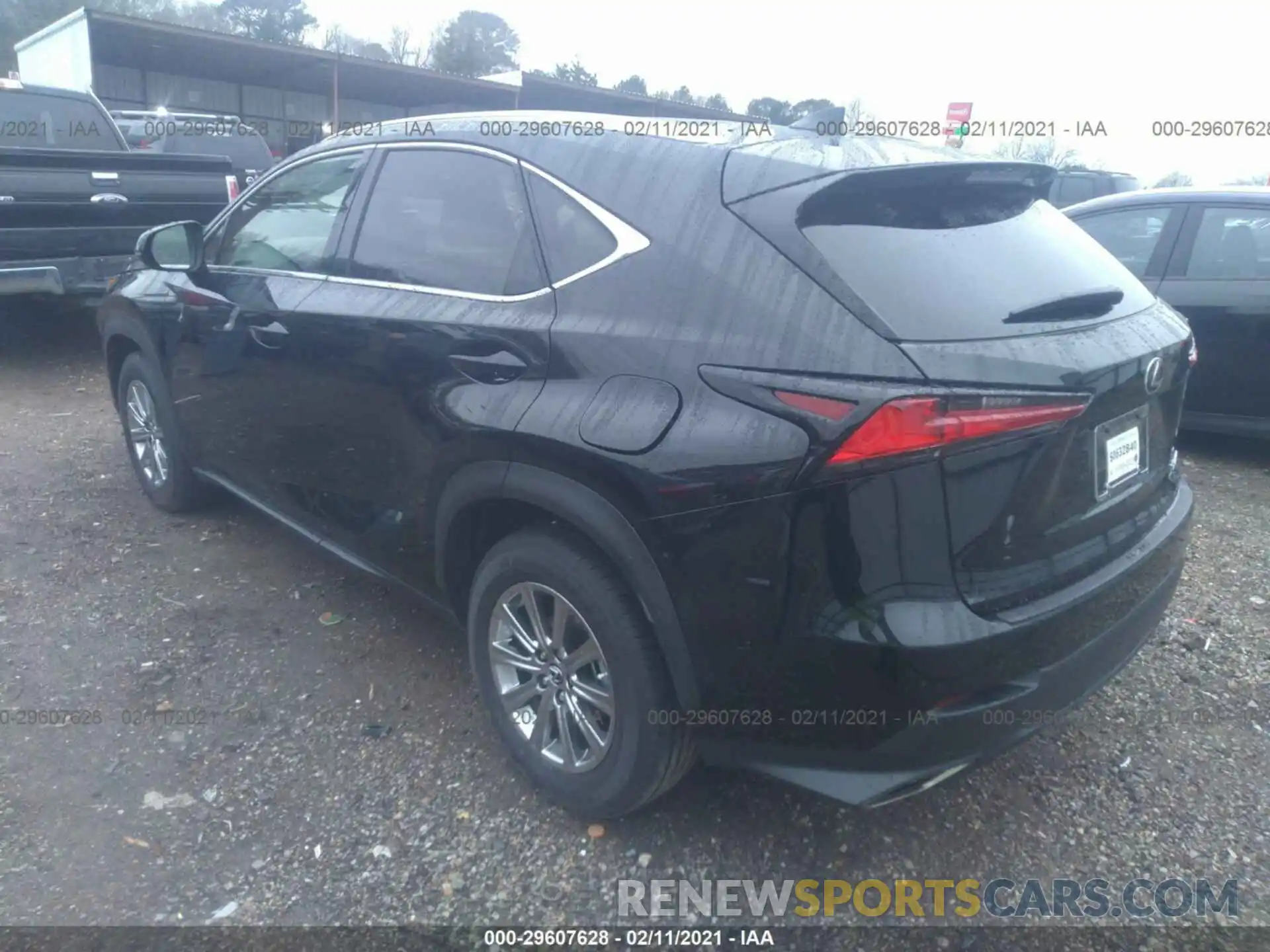 3 Фотография поврежденного автомобиля JTJDARBZ8M2183878 LEXUS NX 2021