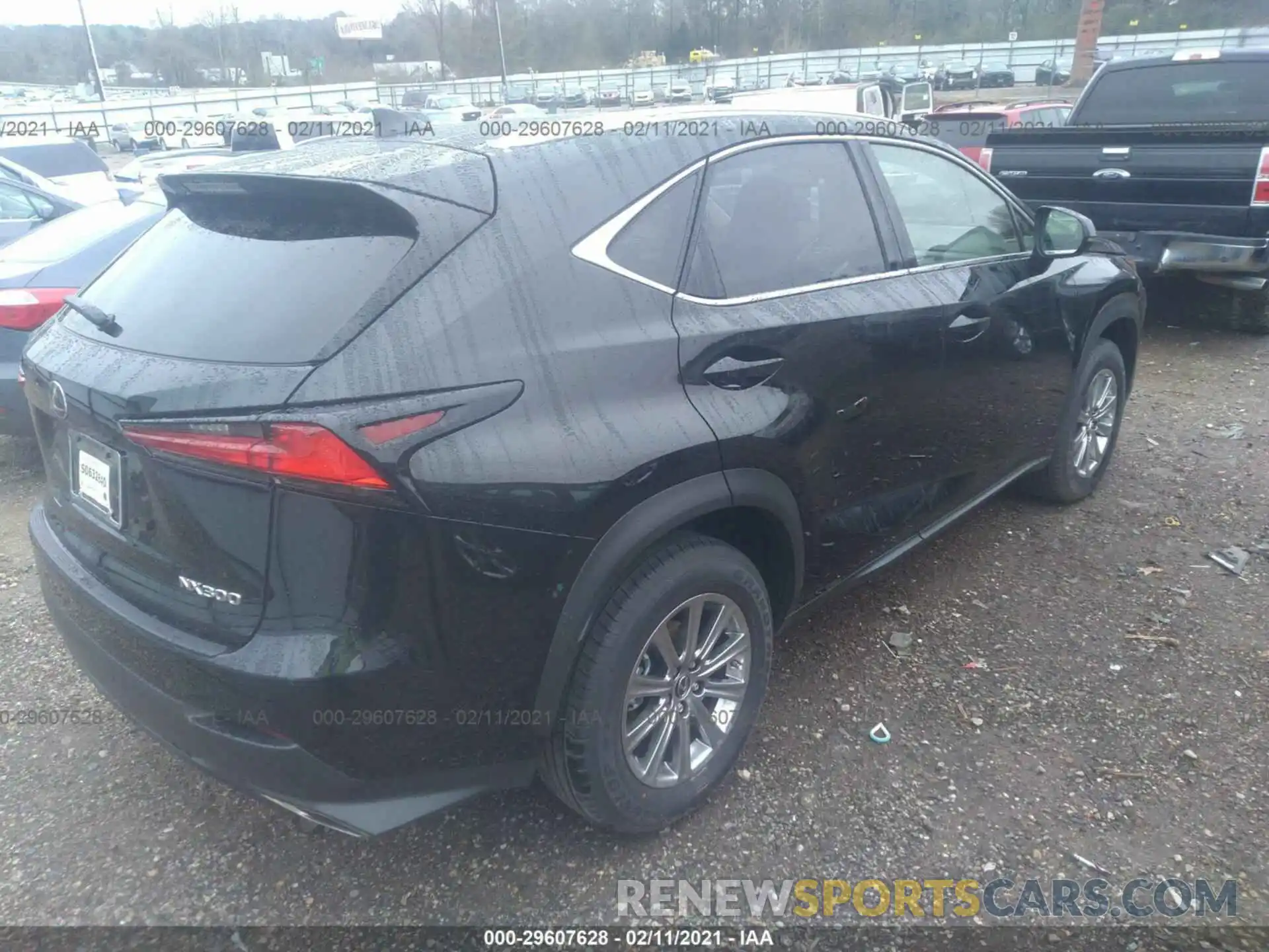 4 Фотография поврежденного автомобиля JTJDARBZ8M2183878 LEXUS NX 2021