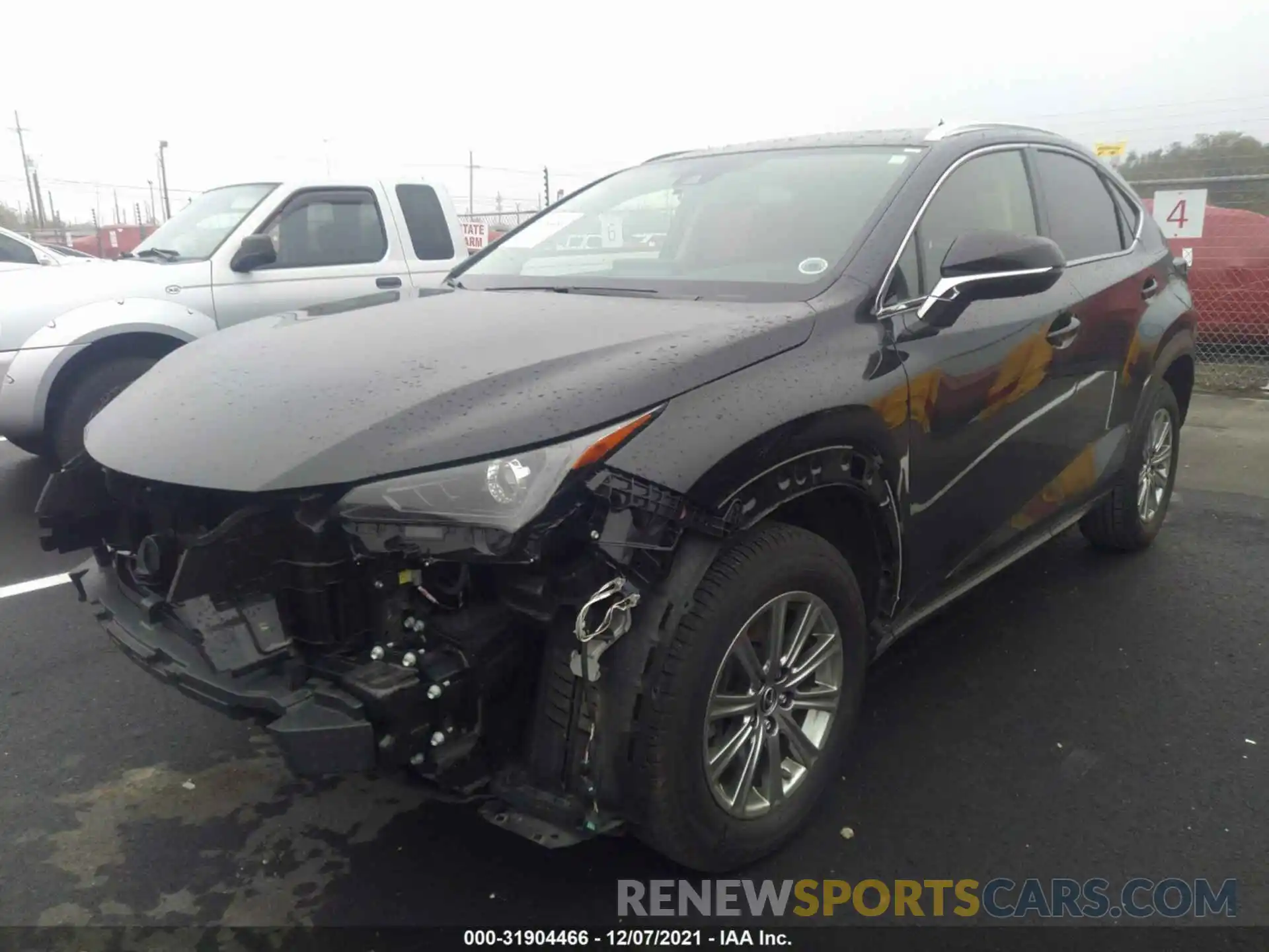 2 Фотография поврежденного автомобиля JTJDARBZ8M2190345 LEXUS NX 2021