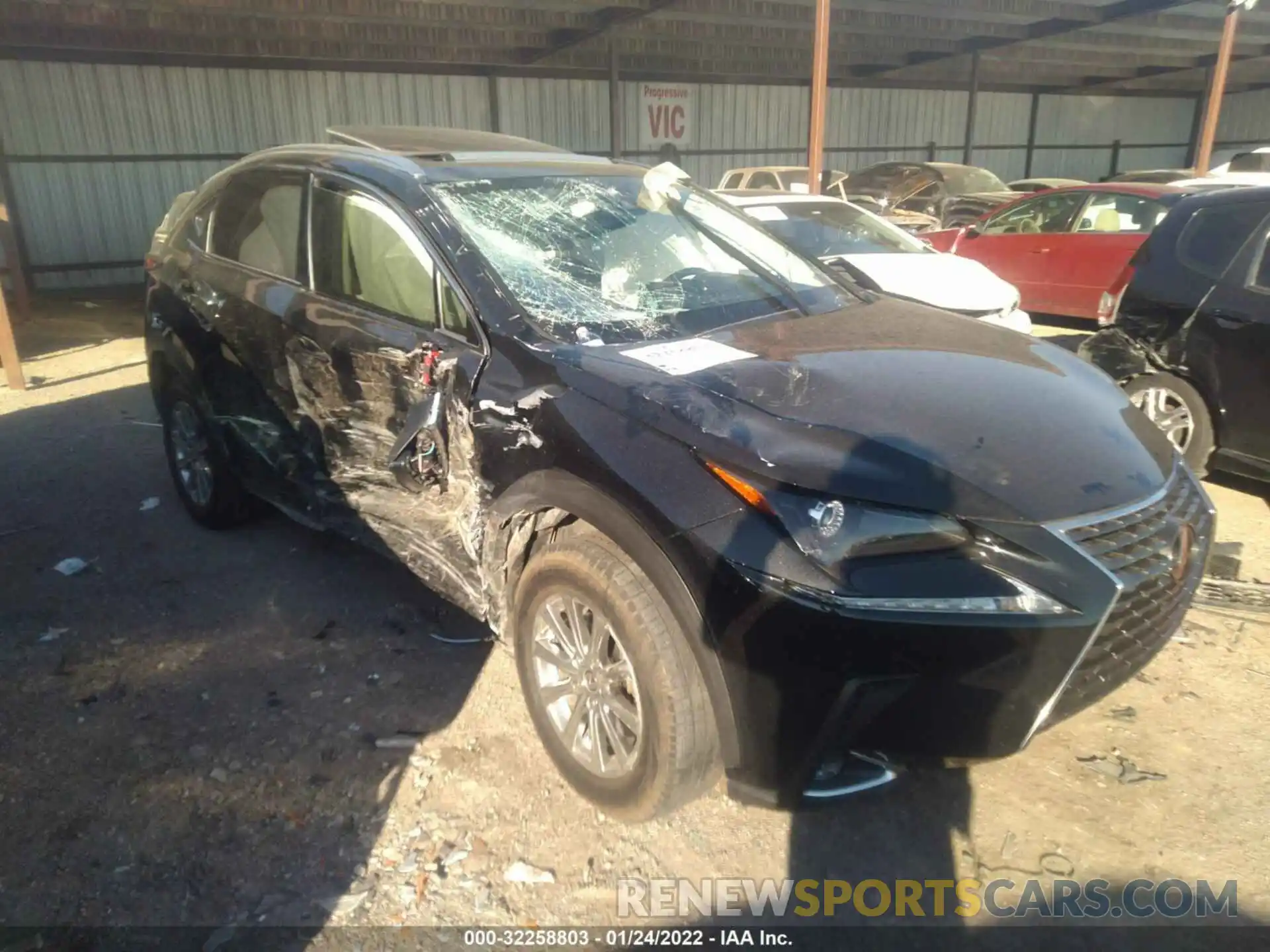 1 Photograph of a damaged car JTJDARBZ8M2198350 LEXUS NX 2021