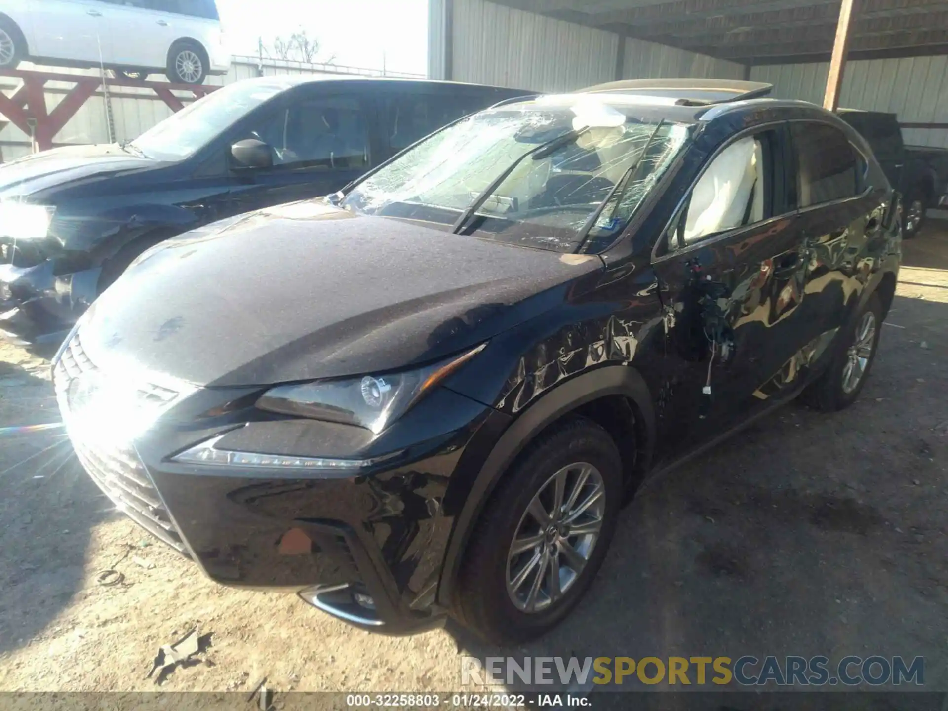 2 Фотография поврежденного автомобиля JTJDARBZ8M2198350 LEXUS NX 2021