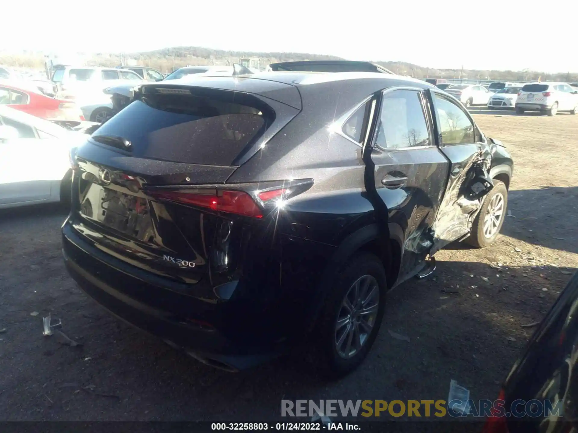 4 Фотография поврежденного автомобиля JTJDARBZ8M2198350 LEXUS NX 2021