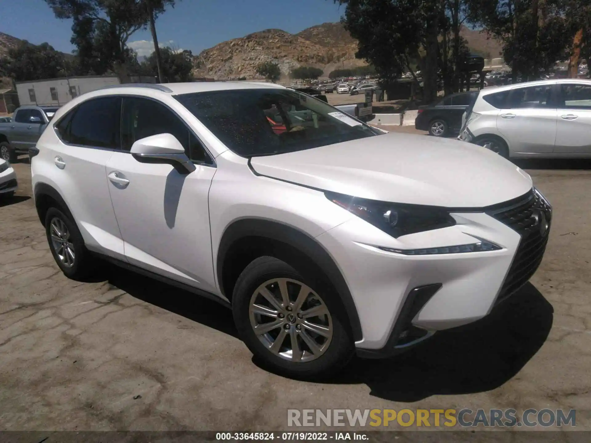 1 Photograph of a damaged car JTJDARBZ8M2199465 LEXUS NX 2021