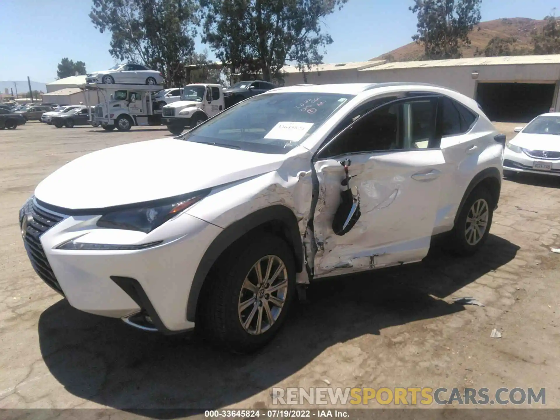 2 Photograph of a damaged car JTJDARBZ8M2199465 LEXUS NX 2021