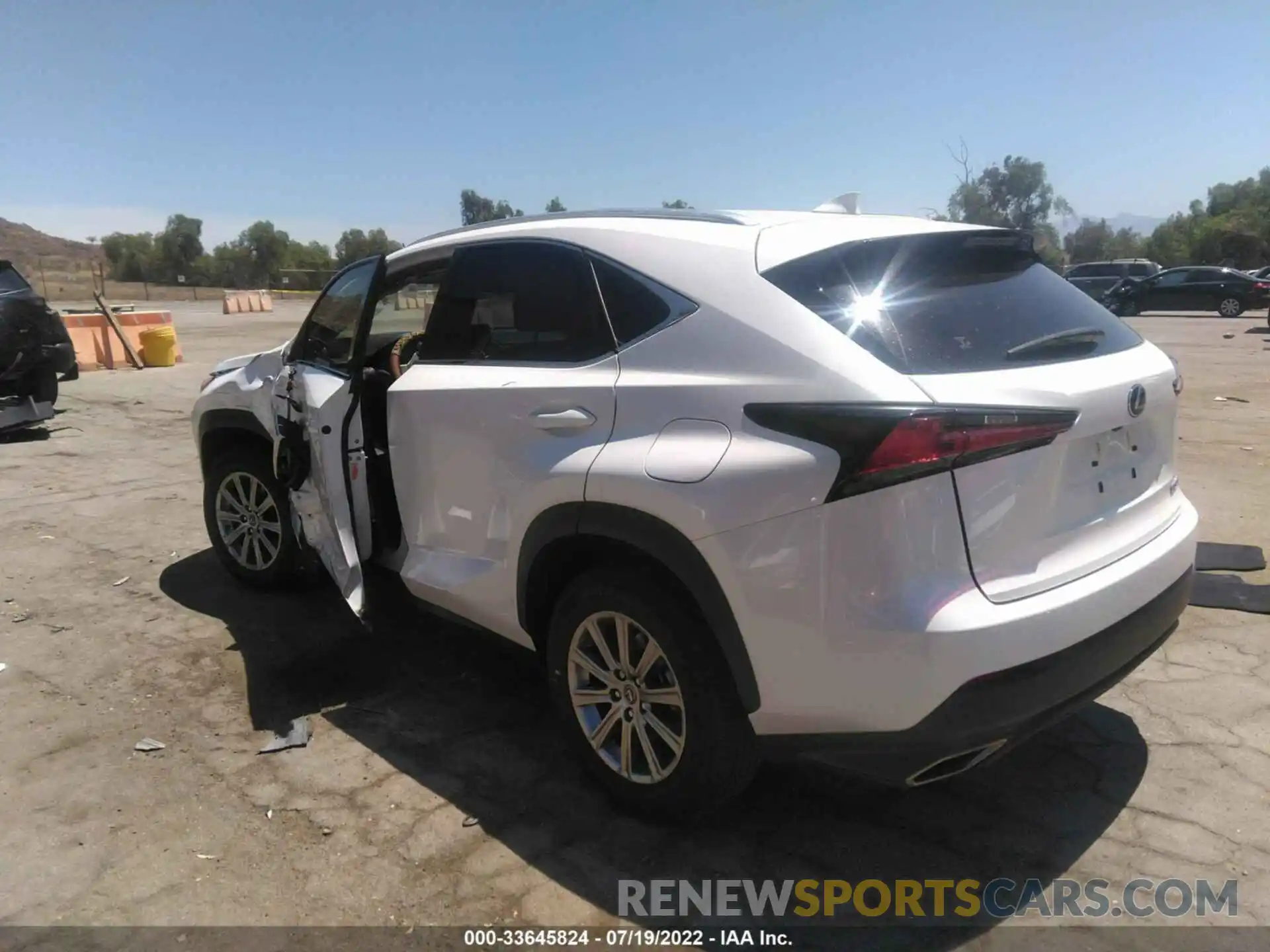 3 Photograph of a damaged car JTJDARBZ8M2199465 LEXUS NX 2021