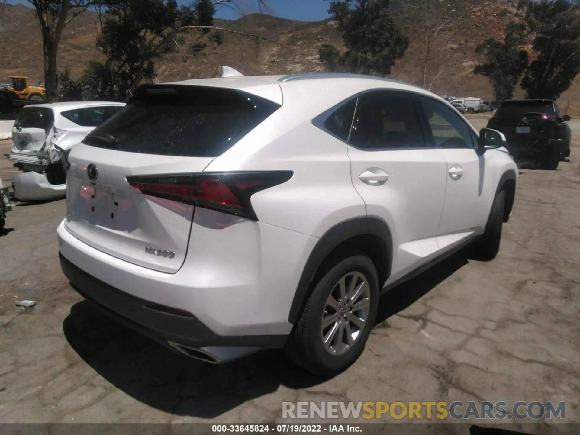 4 Photograph of a damaged car JTJDARBZ8M2199465 LEXUS NX 2021