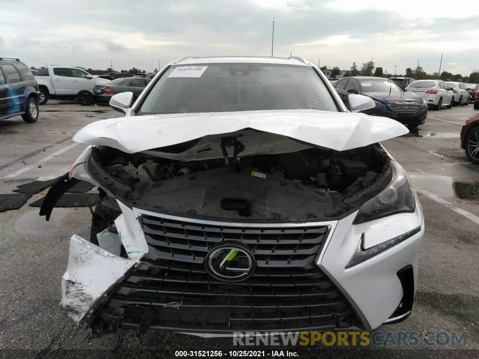 6 Фотография поврежденного автомобиля JTJDARBZ8M5020629 LEXUS NX 2021