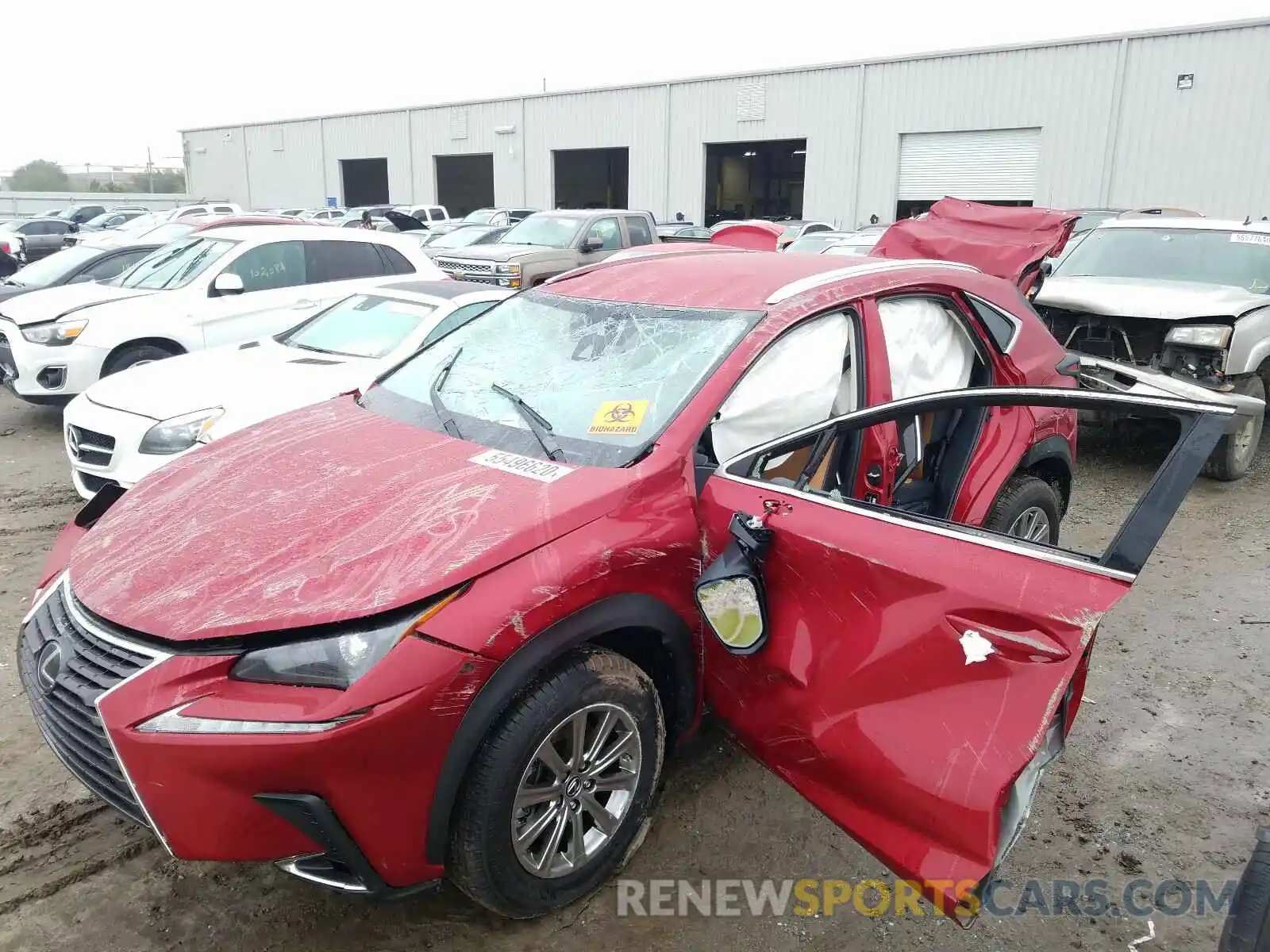 2 Photograph of a damaged car JTJDARBZ8M5021828 LEXUS NX 2021