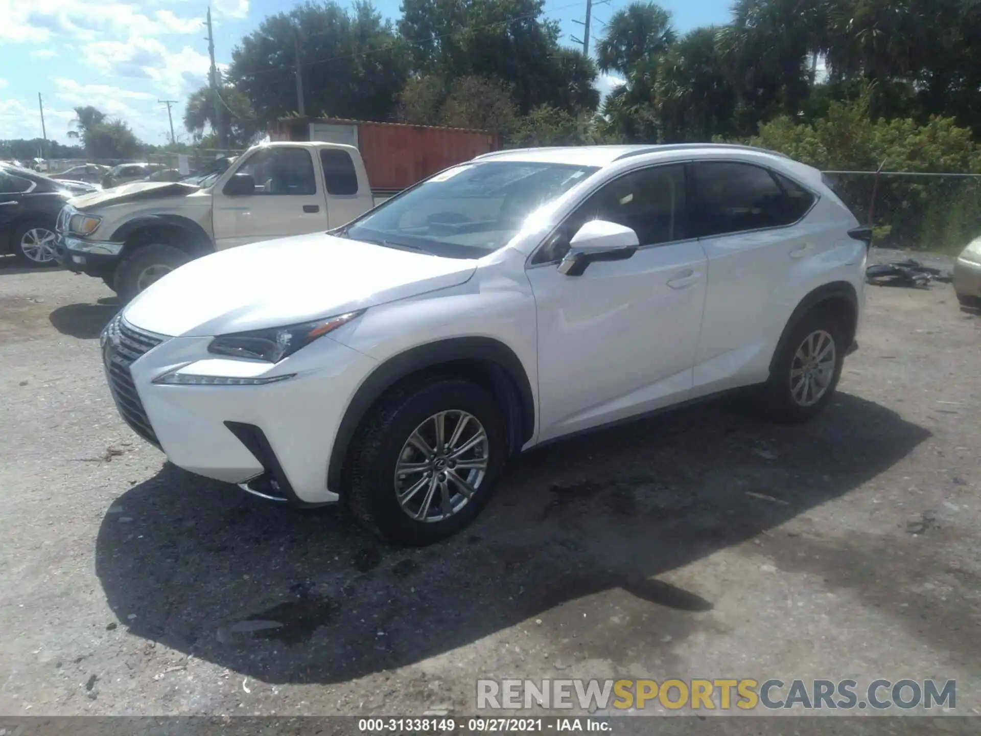 2 Фотография поврежденного автомобиля JTJDARBZ8M5029105 LEXUS NX 2021