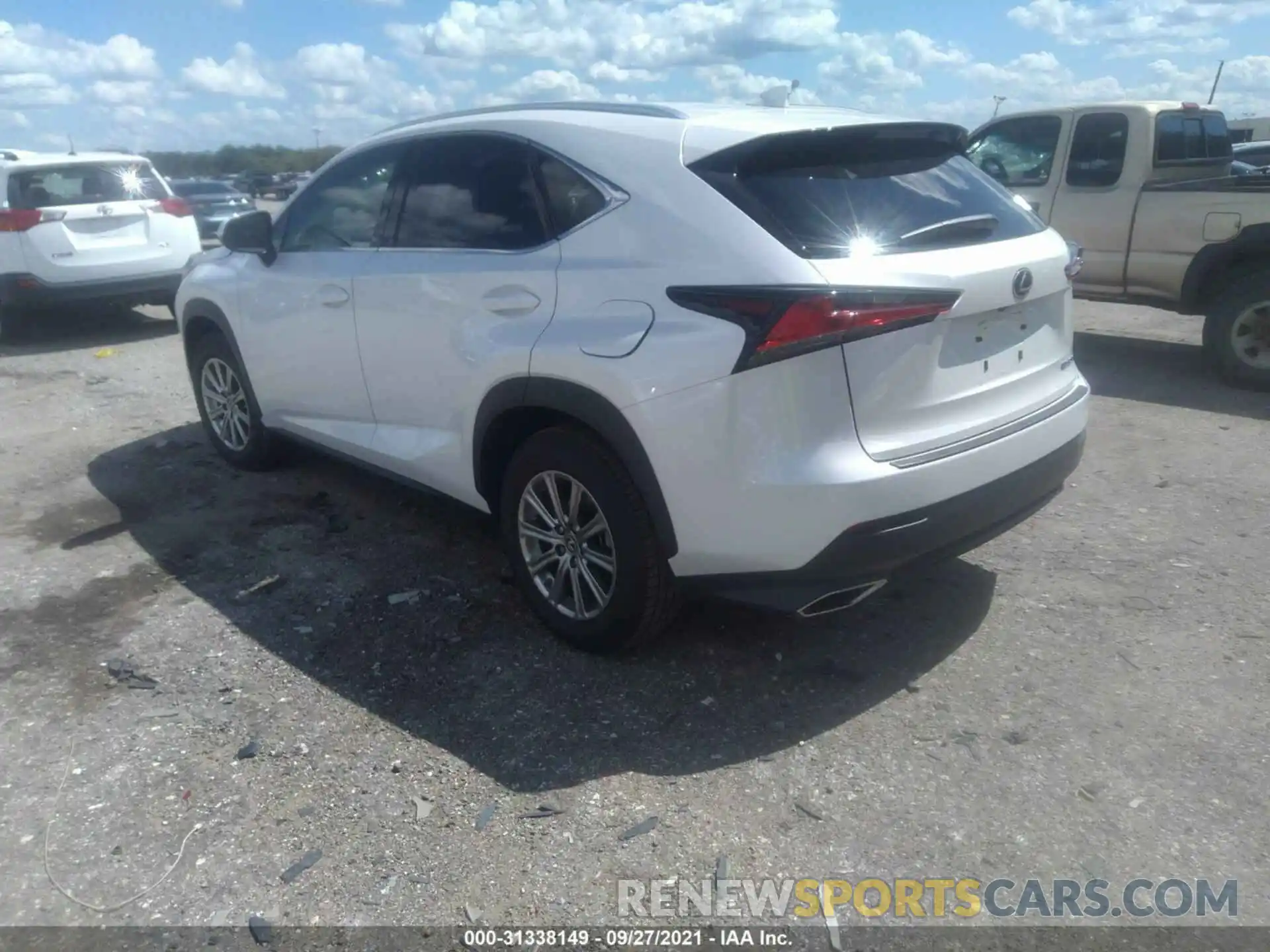 3 Фотография поврежденного автомобиля JTJDARBZ8M5029105 LEXUS NX 2021