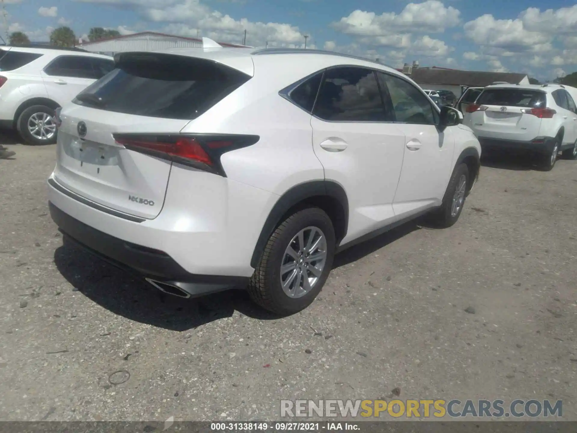 4 Фотография поврежденного автомобиля JTJDARBZ8M5029105 LEXUS NX 2021