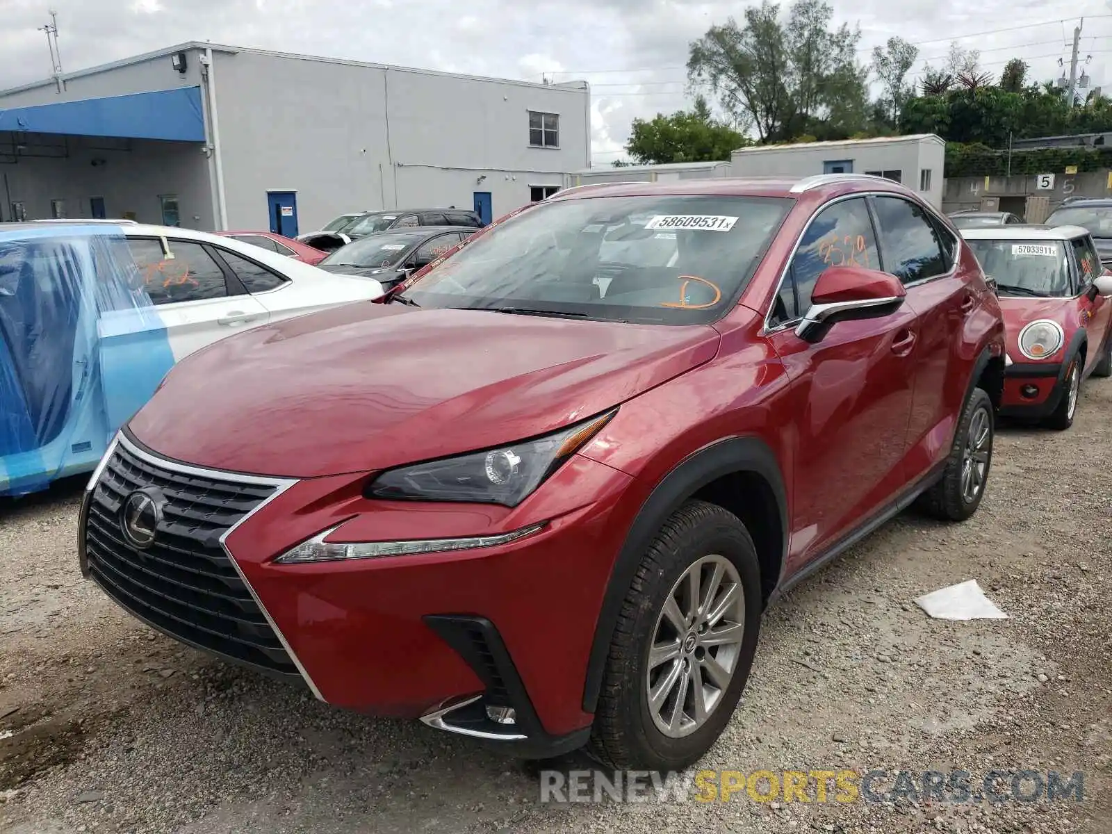 2 Photograph of a damaged car JTJDARBZ8M5030559 LEXUS NX 2021