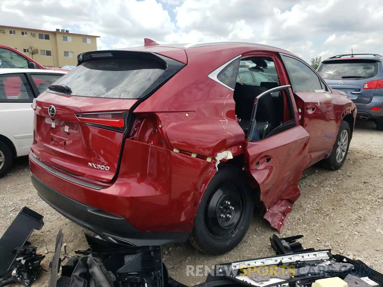 4 Photograph of a damaged car JTJDARBZ8M5030559 LEXUS NX 2021