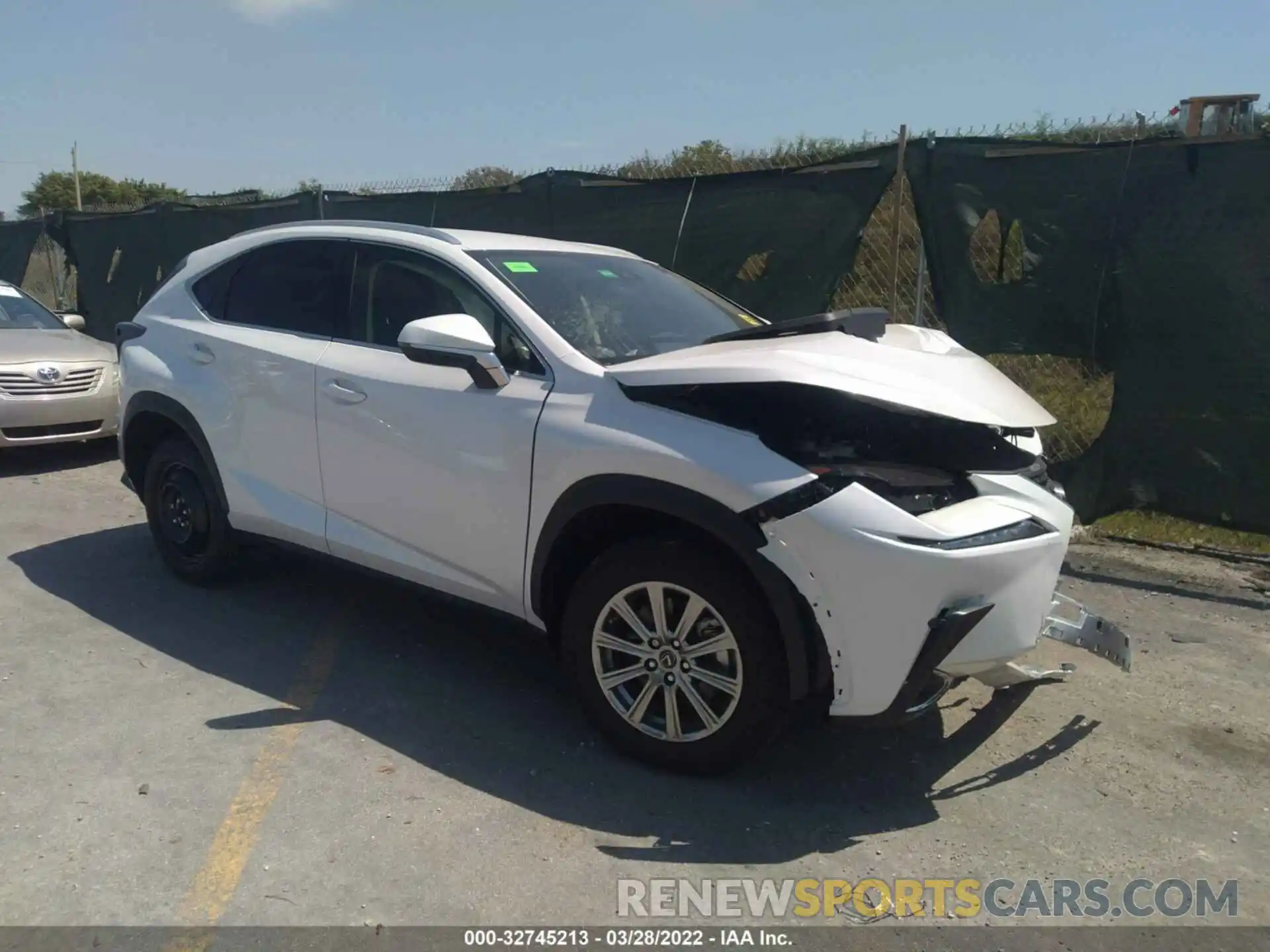 1 Photograph of a damaged car JTJDARBZ8M5031744 LEXUS NX 2021