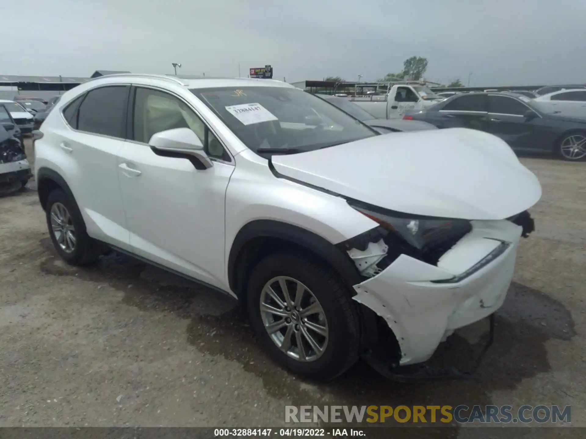 1 Photograph of a damaged car JTJDARBZ8M5033607 LEXUS NX 2021