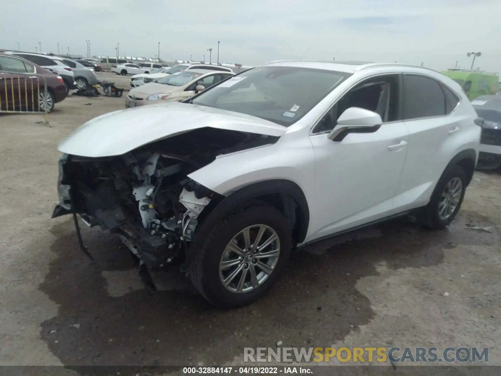 2 Фотография поврежденного автомобиля JTJDARBZ8M5033607 LEXUS NX 2021