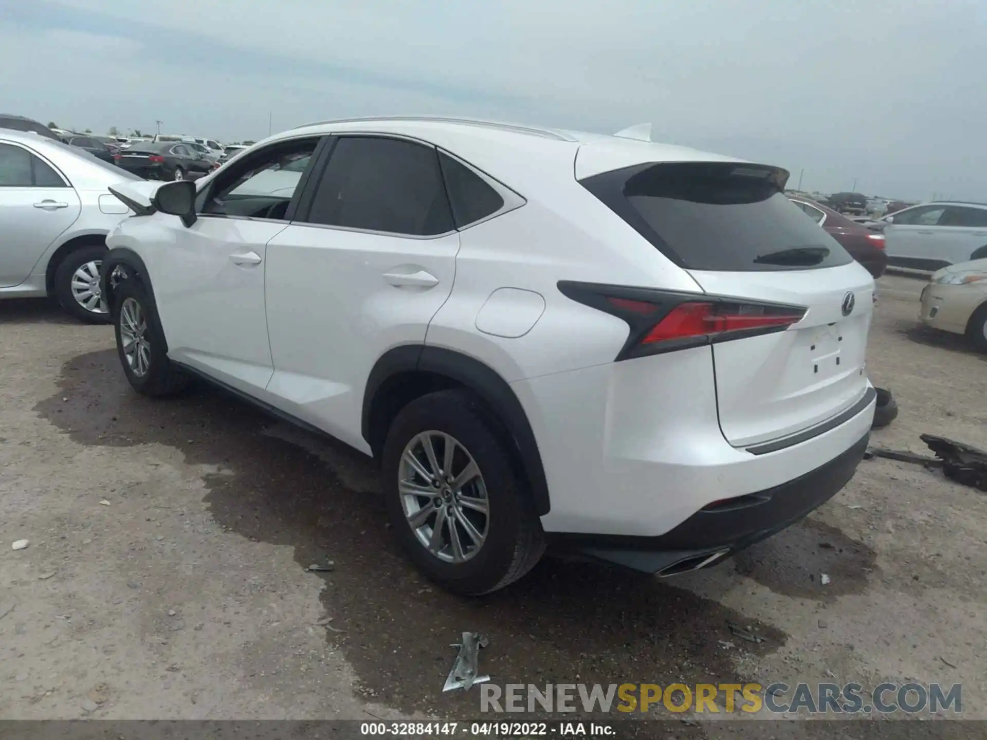 3 Фотография поврежденного автомобиля JTJDARBZ8M5033607 LEXUS NX 2021