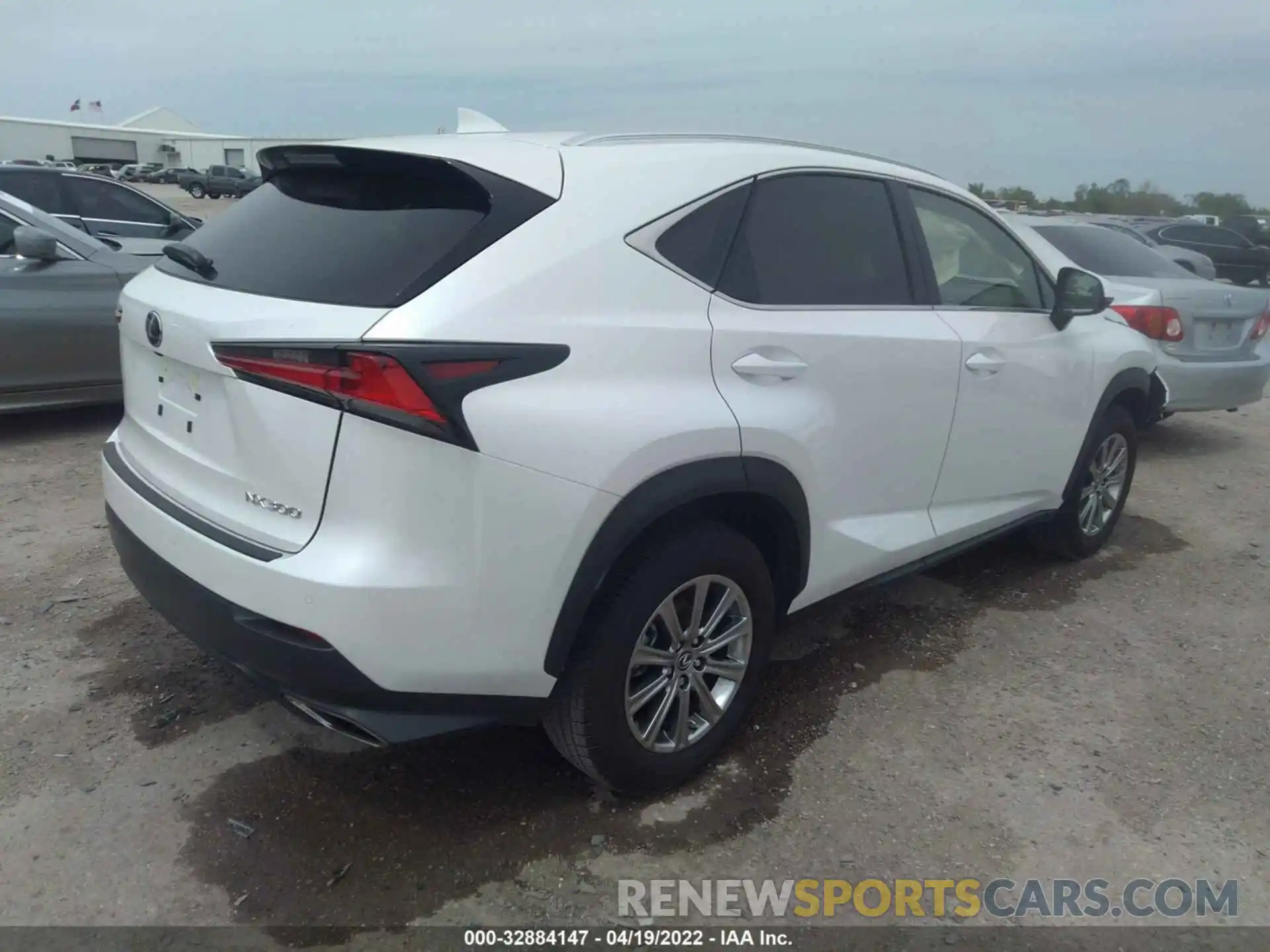 4 Фотография поврежденного автомобиля JTJDARBZ8M5033607 LEXUS NX 2021