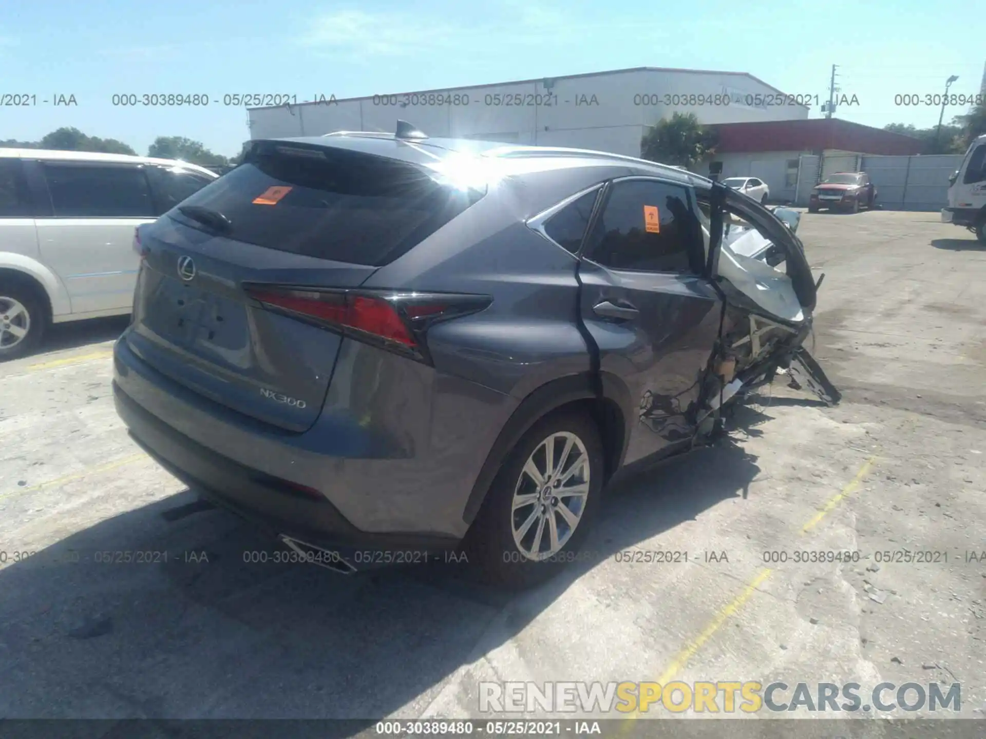 4 Photograph of a damaged car JTJDARBZ9M2186868 LEXUS NX 2021