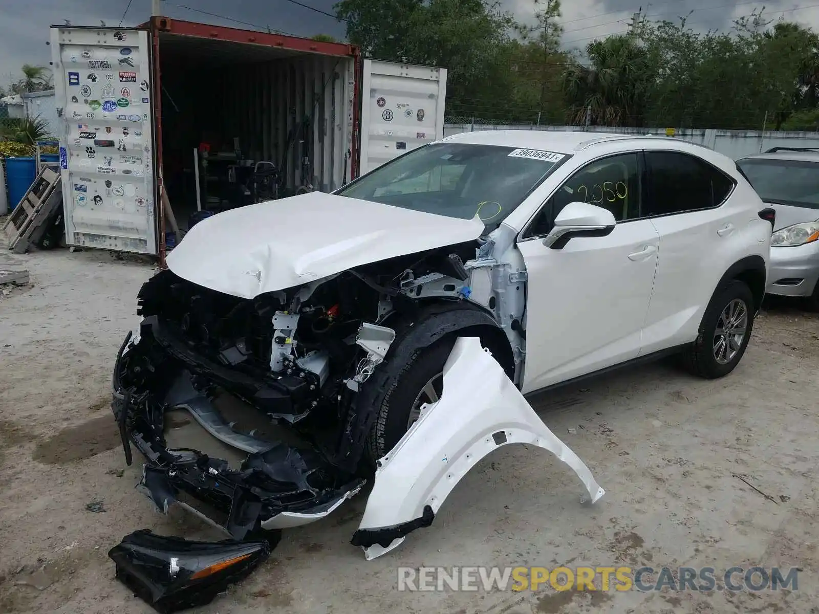 2 Фотография поврежденного автомобиля JTJDARBZ9M5022406 LEXUS NX 2021