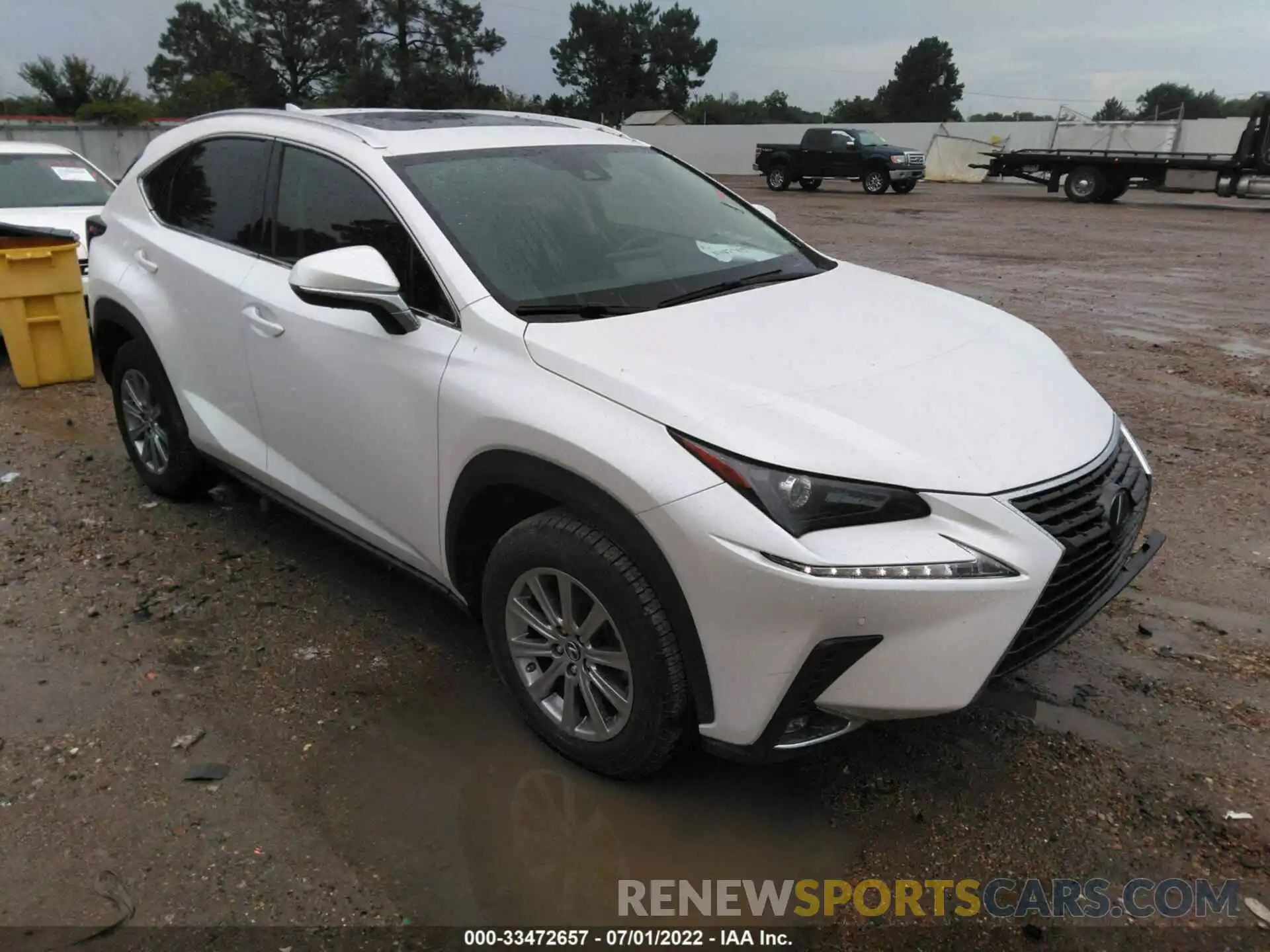 1 Фотография поврежденного автомобиля JTJDARBZ9M5027055 LEXUS NX 2021